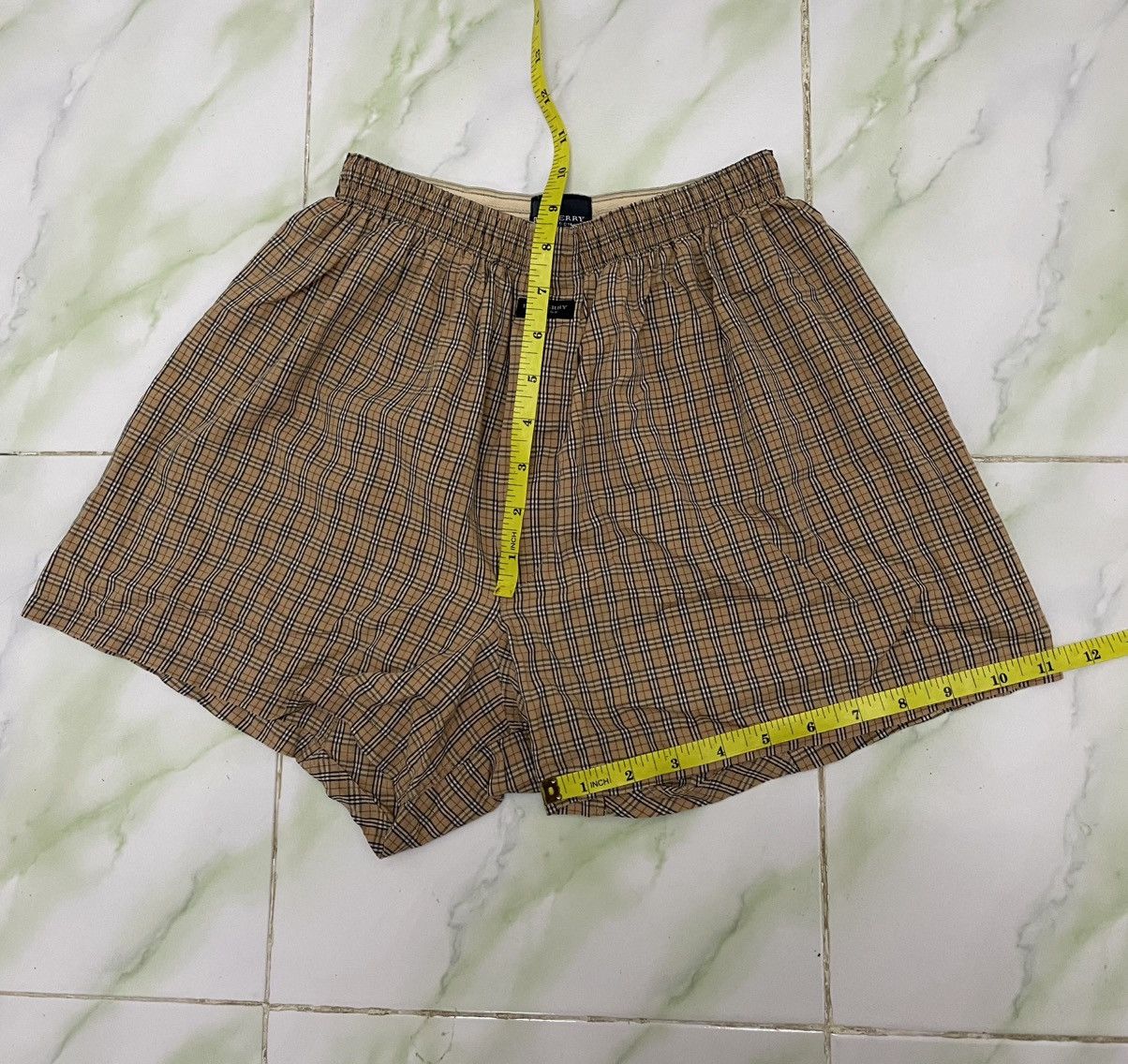Burberry Burberry Nova Check Boxer Underwear Pant Size 28 - 14 Thumbnail