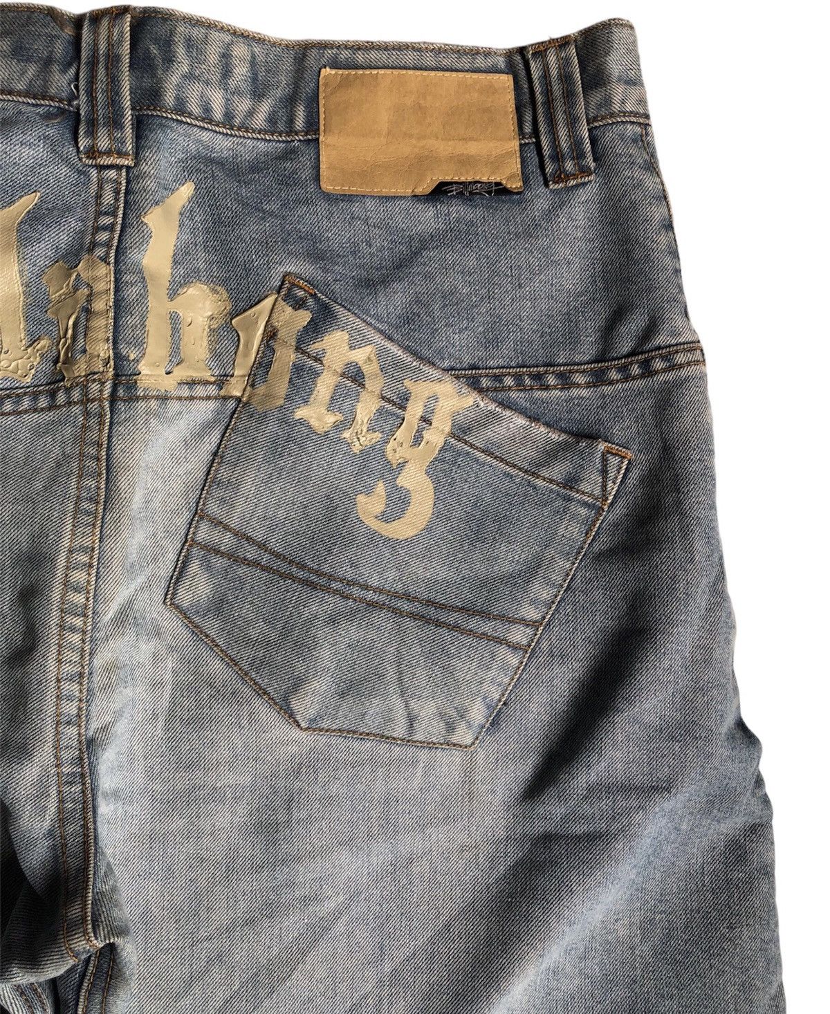 Billabong × Vintage Billabong spell out banana cut denim pants Size US 30 / EU 46 - 9 Thumbnail
