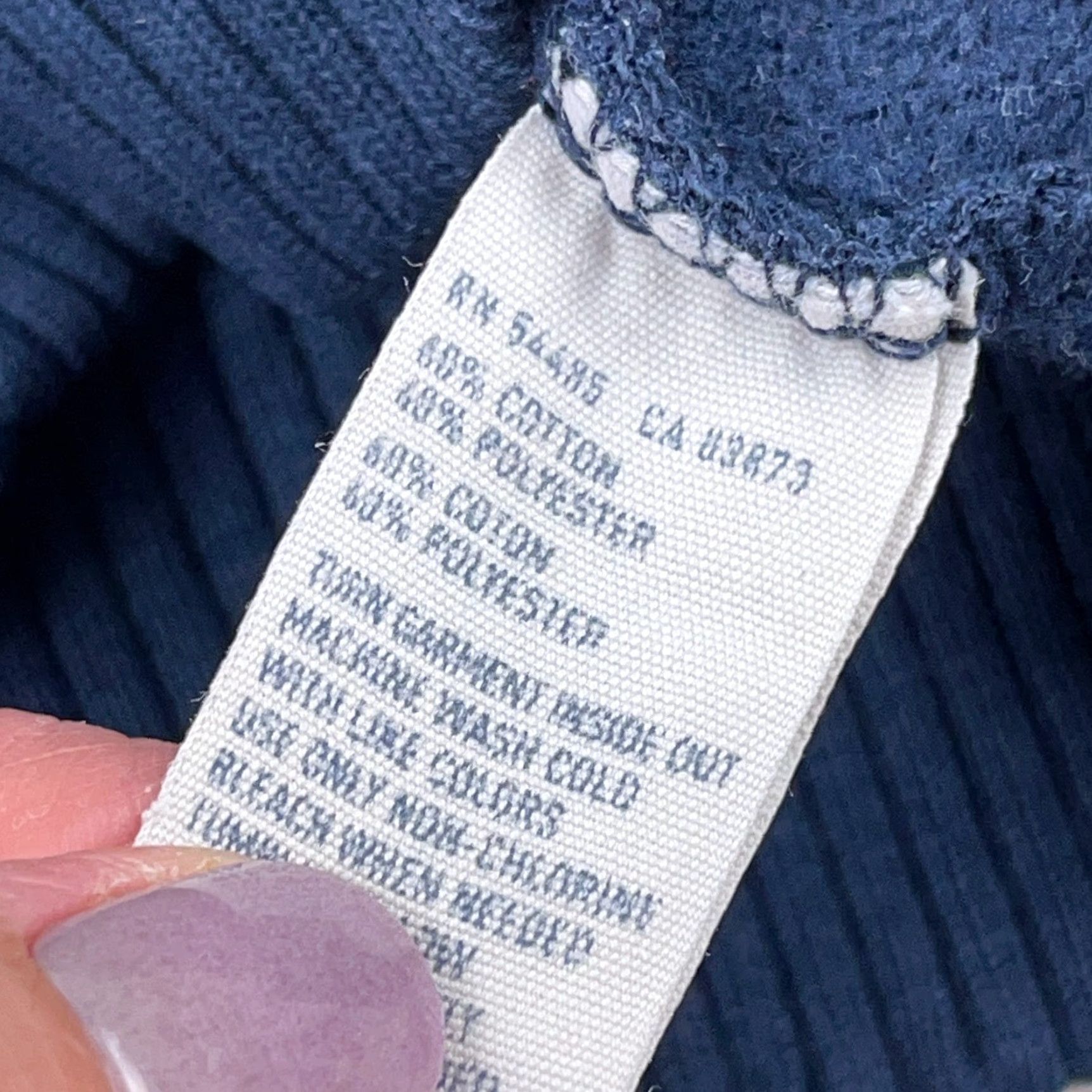 American Eagle Outfitters VINTAGE American Eagle Hoodie Women L Blue Faded Worn Spell Out AEO 77 Logo Zipper Hooded Pockets Pullover All Seasons Modern Preppy 90s Mens Womens Size L / US 10 / IT 46 - 5 Thumbnail