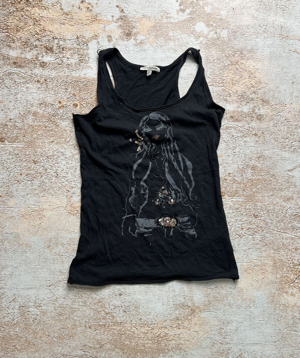 Vintage Polo Garage vintage tank top Size S / US 4 / IT 40 - 1 Thumbnail