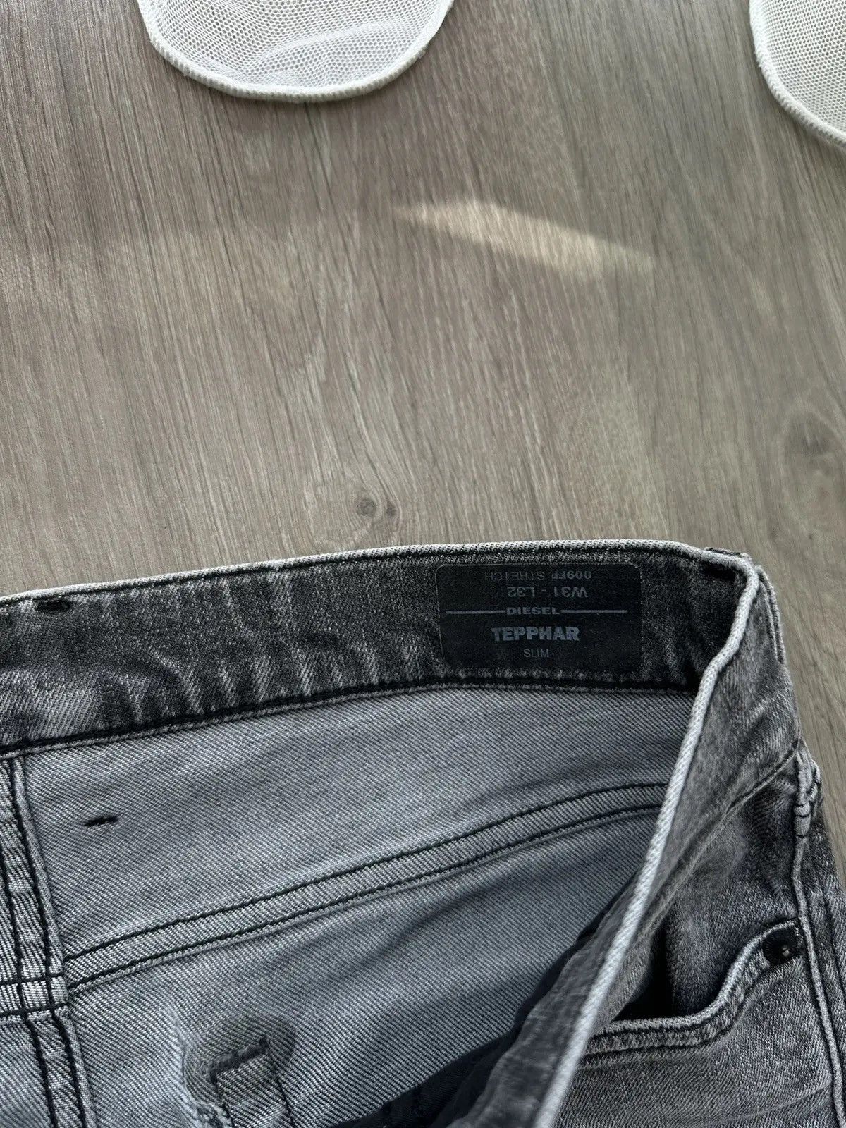 Diesel × Vintage Vintage Diesel Gray Denim Tepphar Pants Size US 31 - 9 Thumbnail