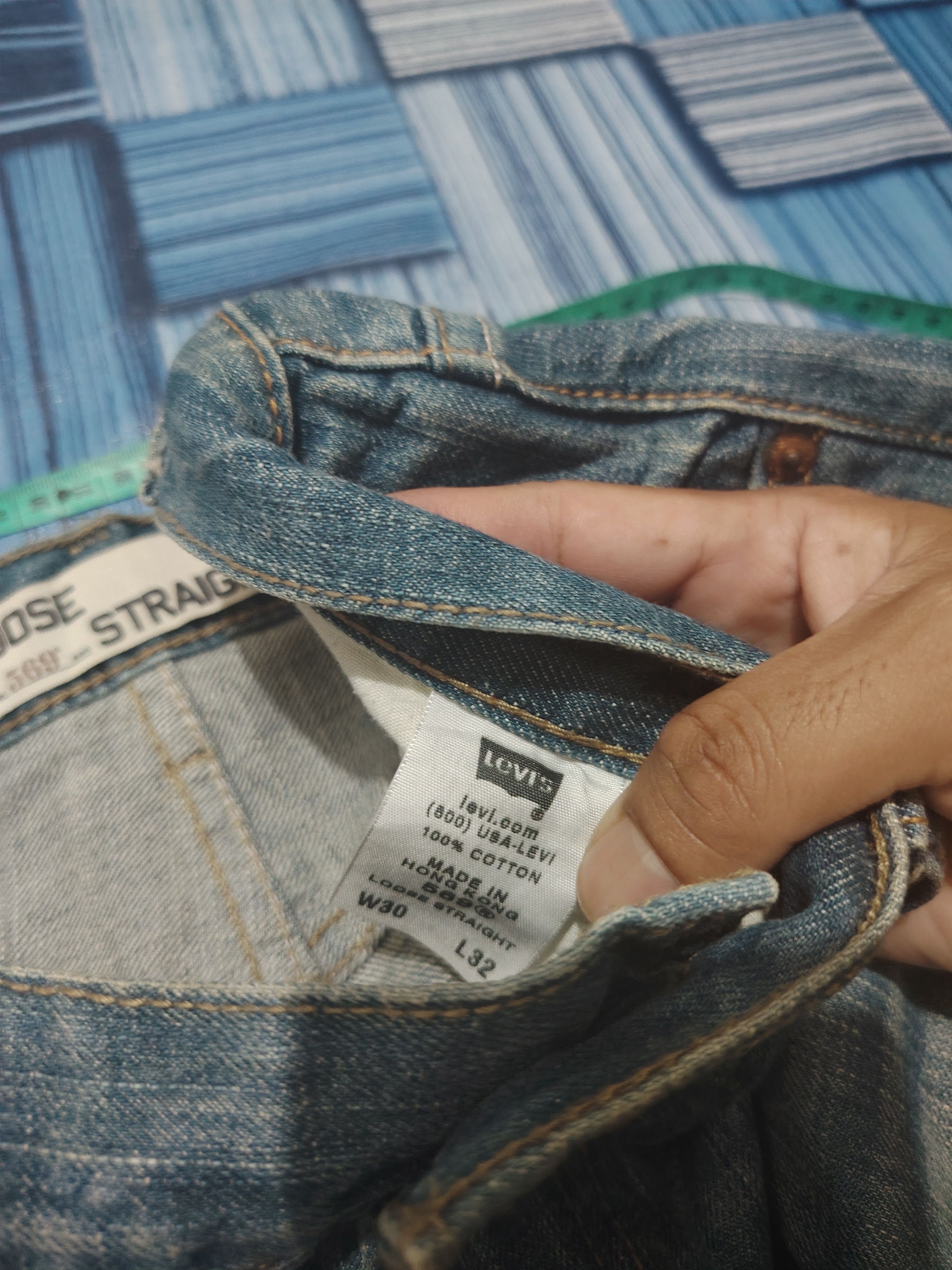 Levi's Japanese Levi's Loose Straight Distressed Denim Size US 30 / EU 46 - 7 Thumbnail