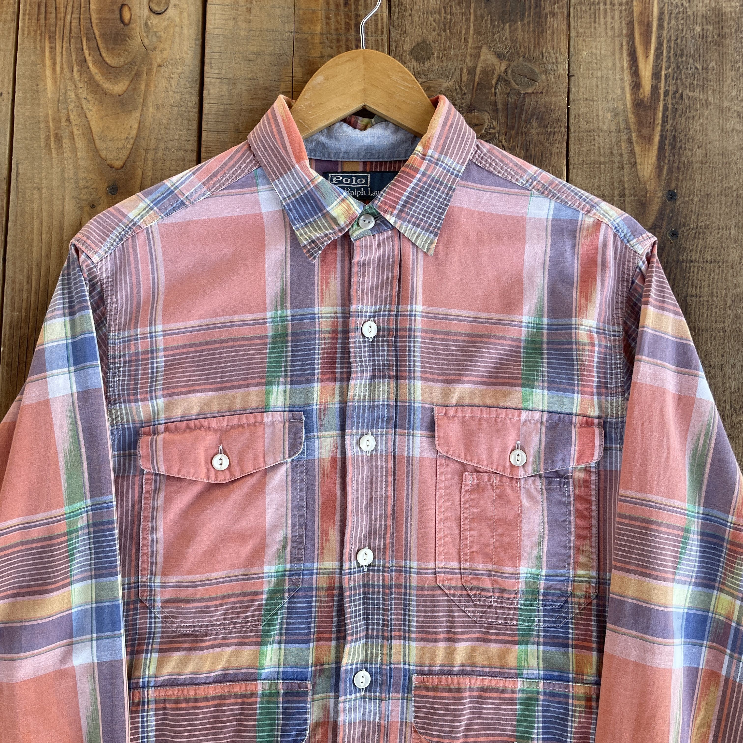 Polo Ralph Lauren Polo Ralph Lauren Plaid 4 Pocket Washed Shirt Size M Size US M / EU 48-50 / 2 - 3 Thumbnail