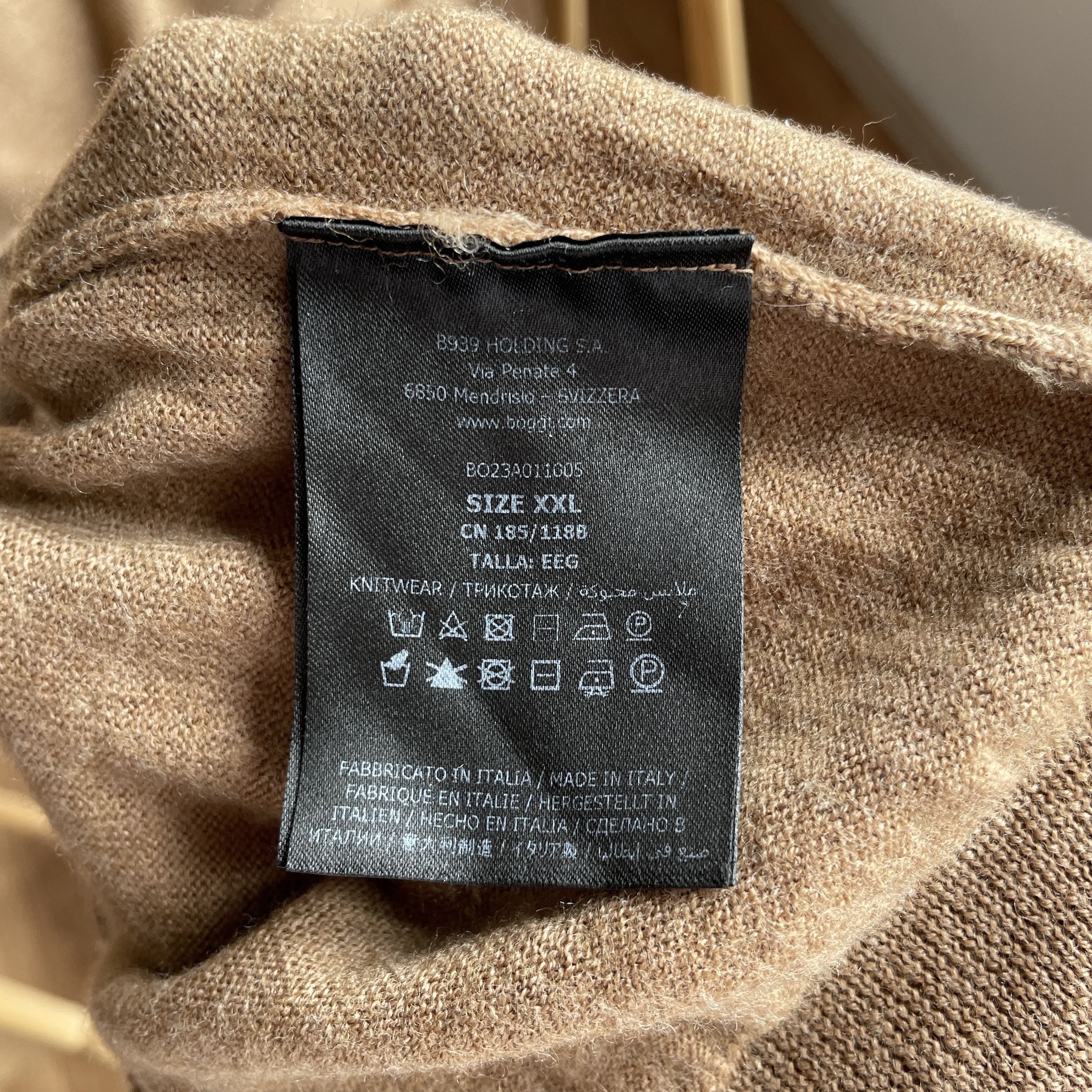 Boggi Boggi Milano Virgin Wool Roll Neck Sweater Size XXL Size US XXL / EU 58 / 5 - 7 Thumbnail
