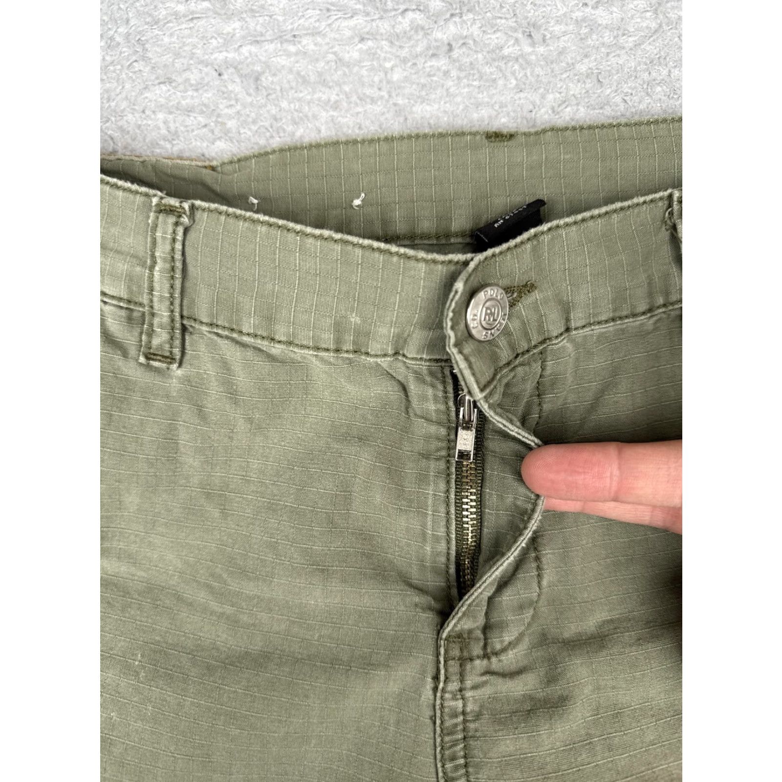 Ralph Lauren Ralph Lauren Polo Jeans Shorts Womens 10 Green Cargo Ripstop Casual Size 32" / US 10 / IT 46 - 6 Thumbnail