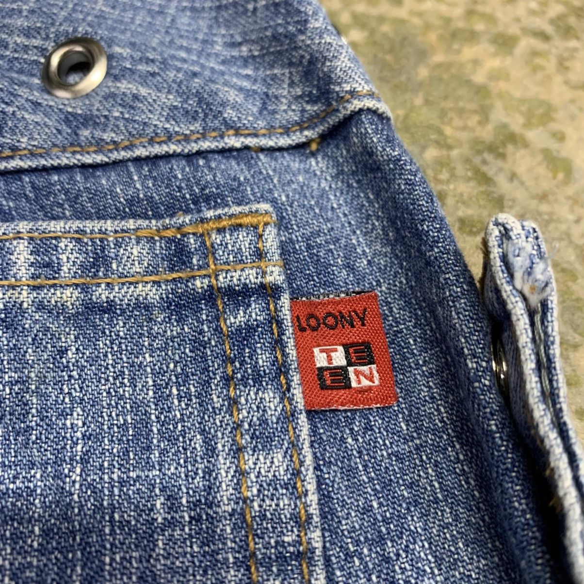 Japanese Brand Y2K Flare Loony Jeans Clawmark Fade Jean Size 27" / US 4 / IT 40 - 16 Thumbnail