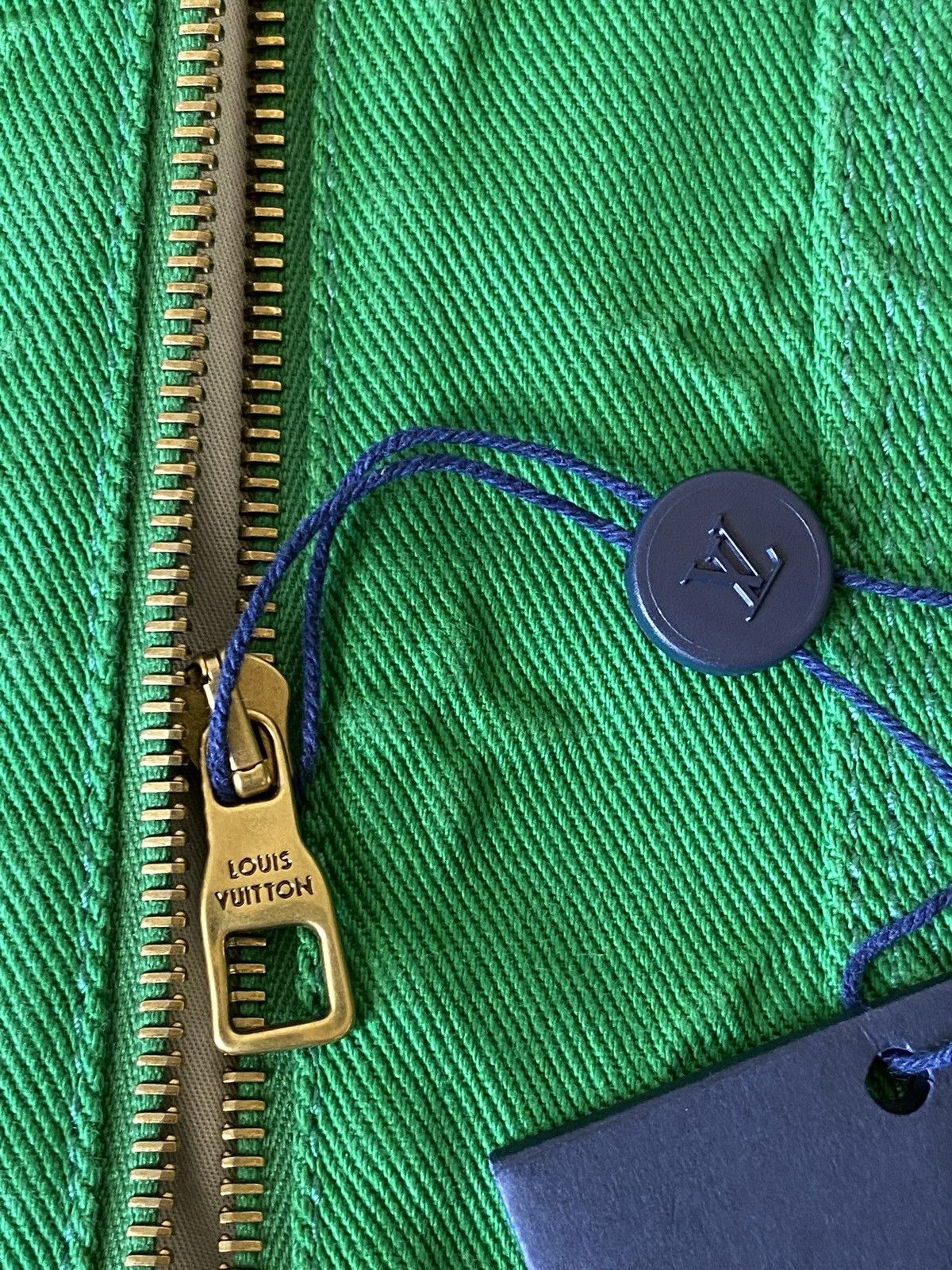 Louis Vuitton Louis Vuitton Carpenter Green 46 Denim Jacket 3D Monogram Size US S / EU 44-46 / 1 - 5 Thumbnail