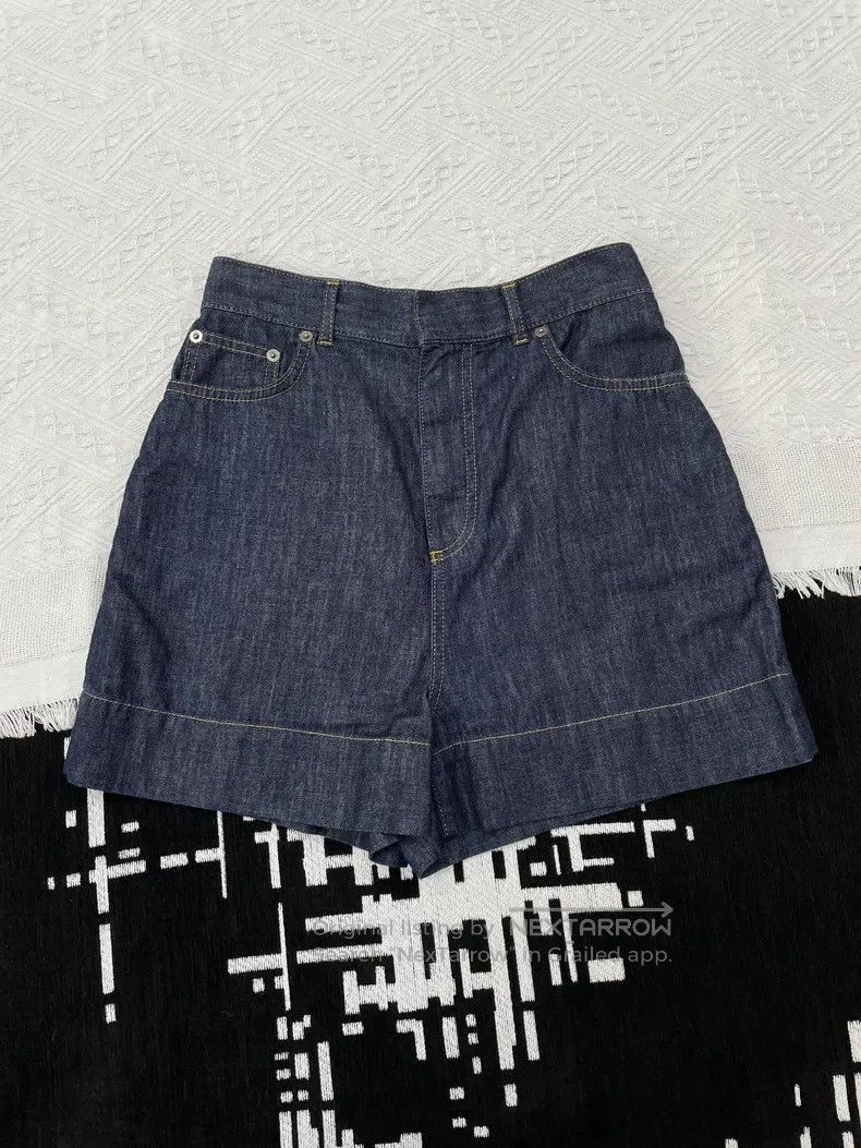 Dior Dark blue denim shorts