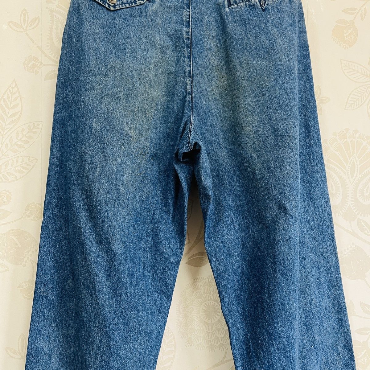 Polo Ralph Lauren × Ralph Lauren × Vintage Vintage 1980s Ralph Lauren Polo Country Denim Baggy Pants Size US 31 - 10 Thumbnail