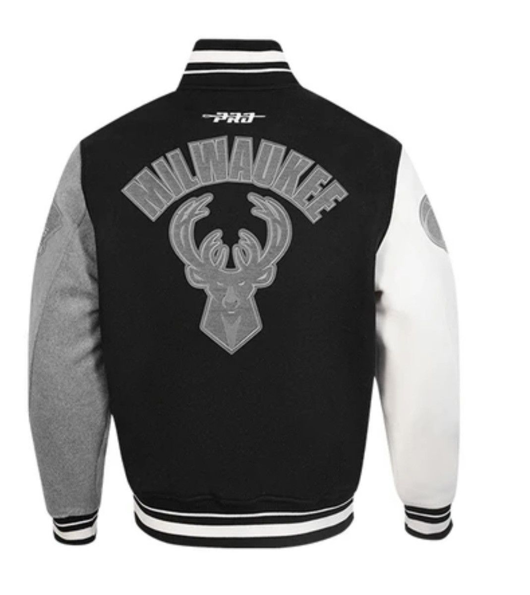 Pro Standard Pro Standard Reverse Terry Milwaukee Bucks Wool Jacket Size US L / EU 52-54 / 3 - 2 Thumbnail