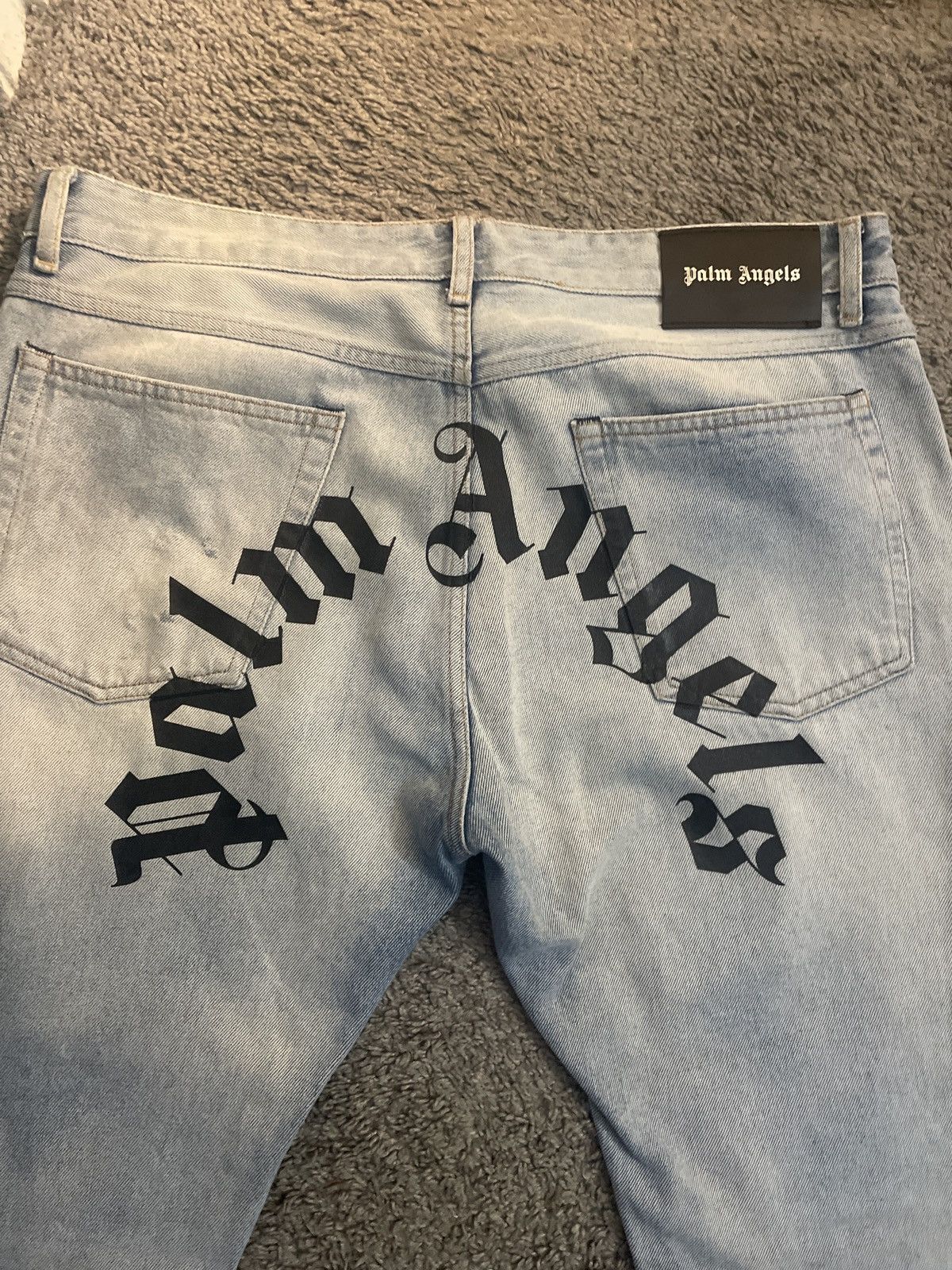 Palm Angels Palm Angel Logo Jeans Size US 38 / EU 54 - 2 Thumbnail