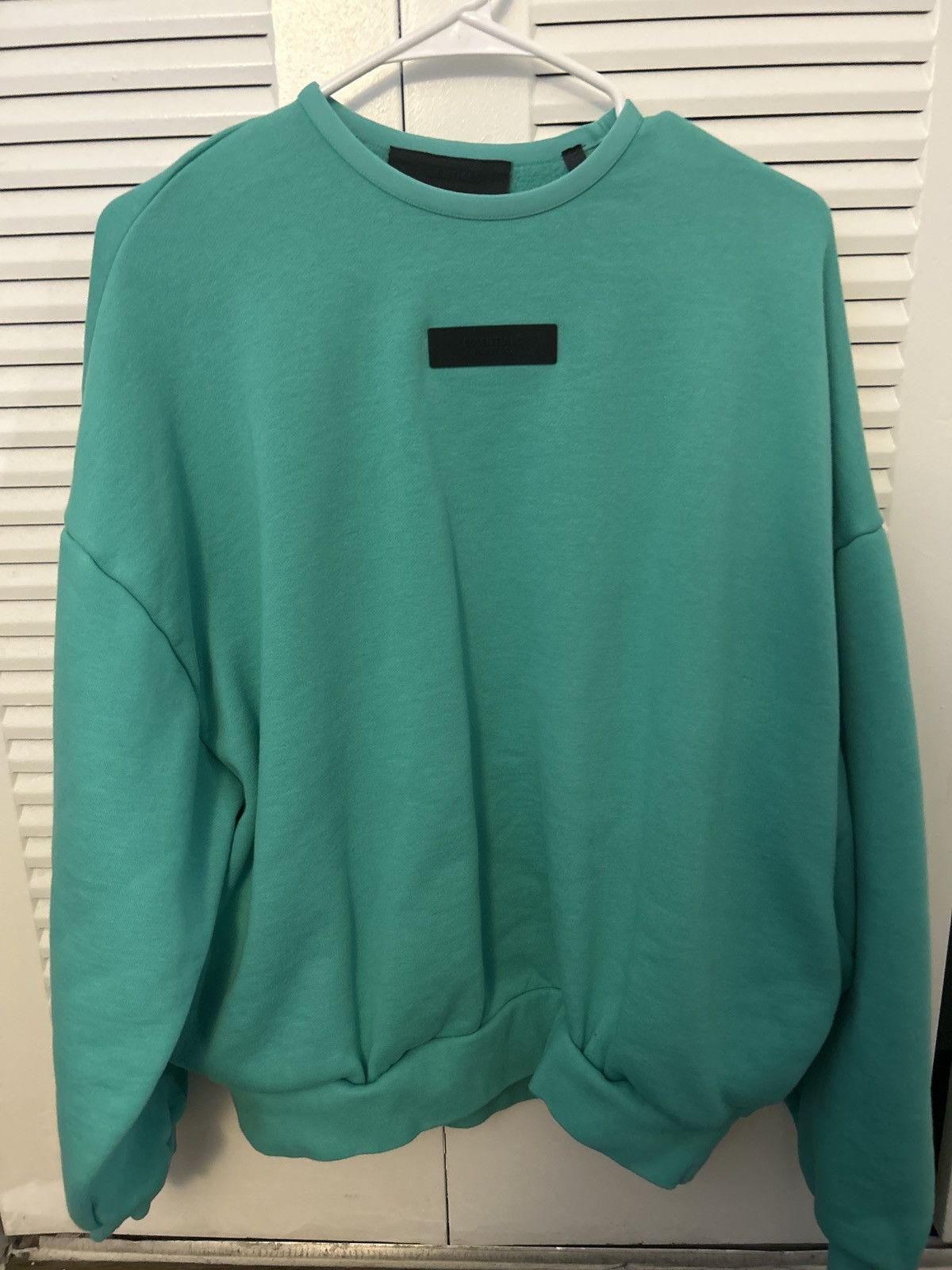 Fear of God Fear of God Essentials "Mint" Crewneck Sweater Size US M / EU 48-50 / 2 - 3 Thumbnail