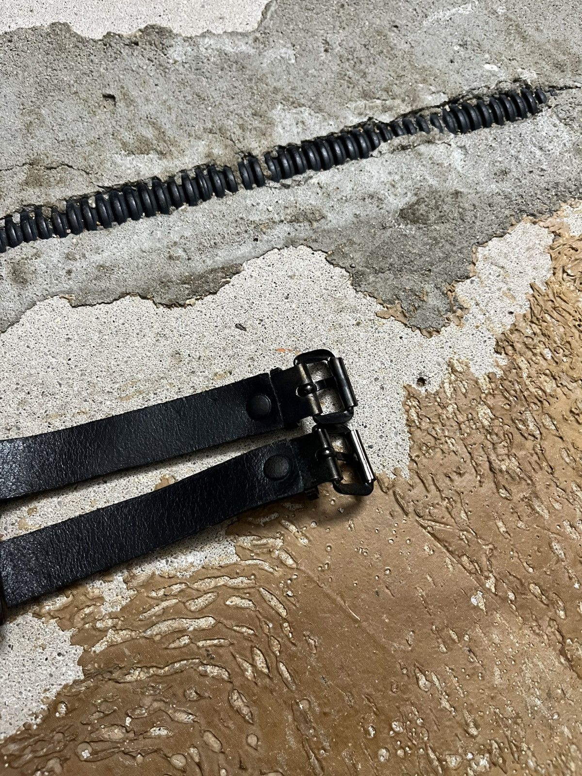 Dirk Bikkembergs Vintage Dirk Bikkembergs rare leather metal bracelet Size ONE SIZE - 7 Thumbnail