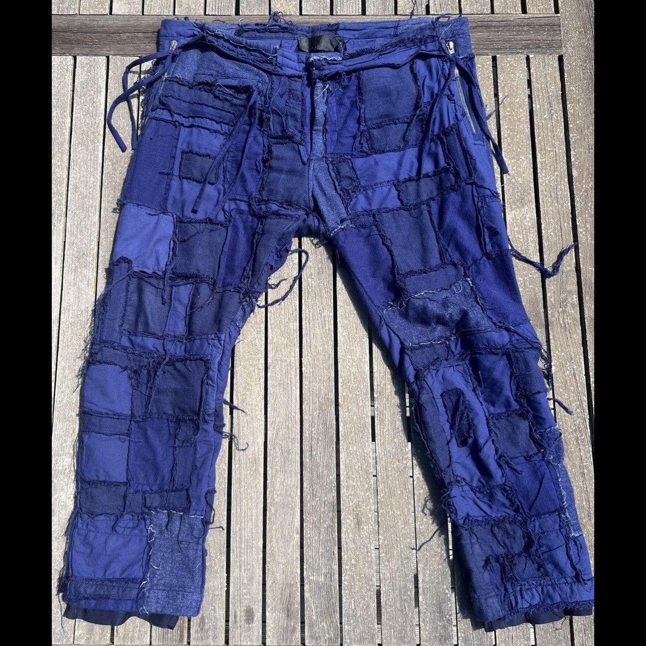 パンツ HAIDER ACKERMANN 16SS PATCHWORK TROUSERS HAIDER ACKERMANN 16SS PATCHWORK TROUSERS