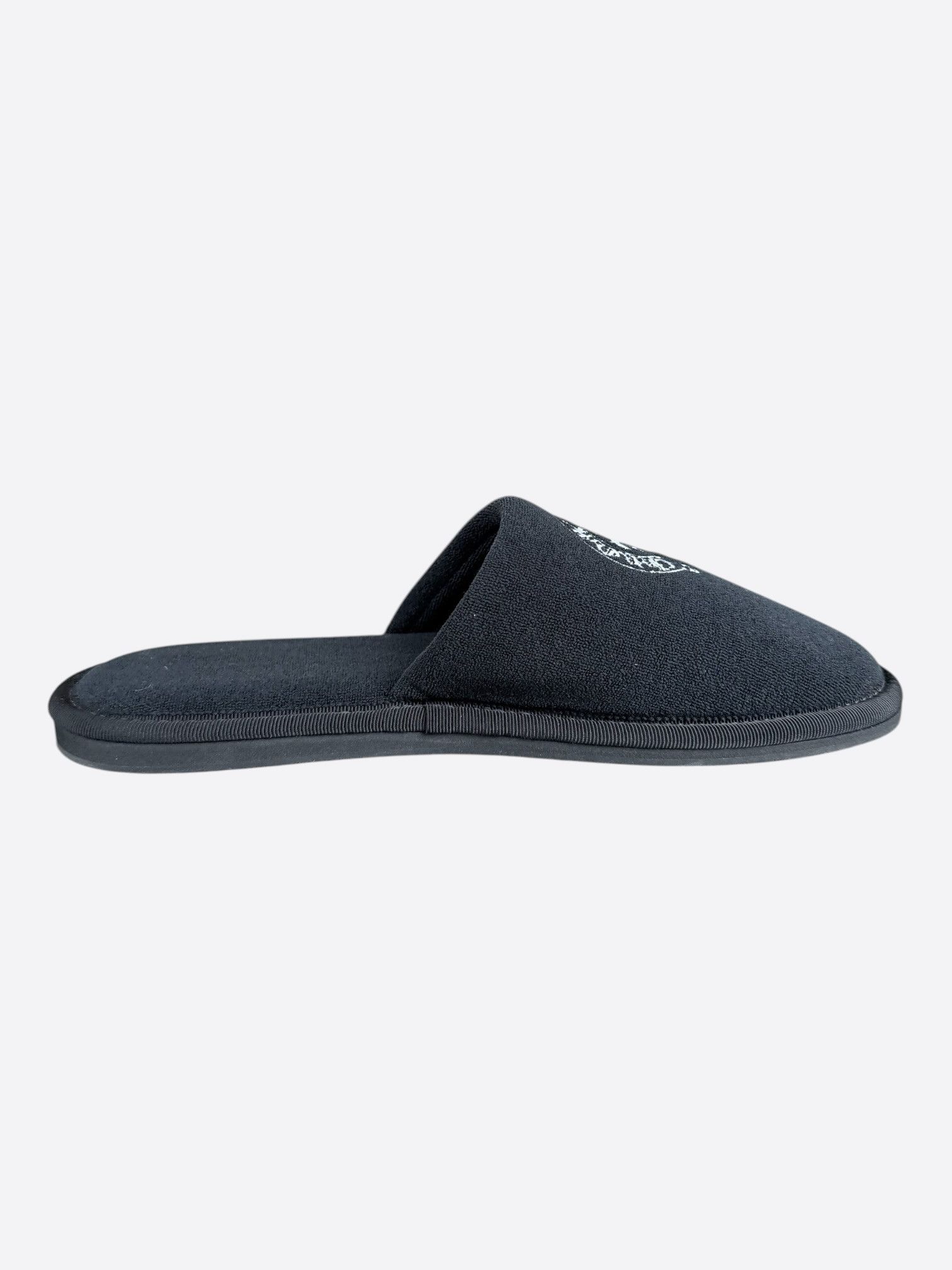 Chrome Hearts Chrome Hearts Black & White Horseshoe Logo Slippers Size US 8 / EU 41 - 5 Thumbnail