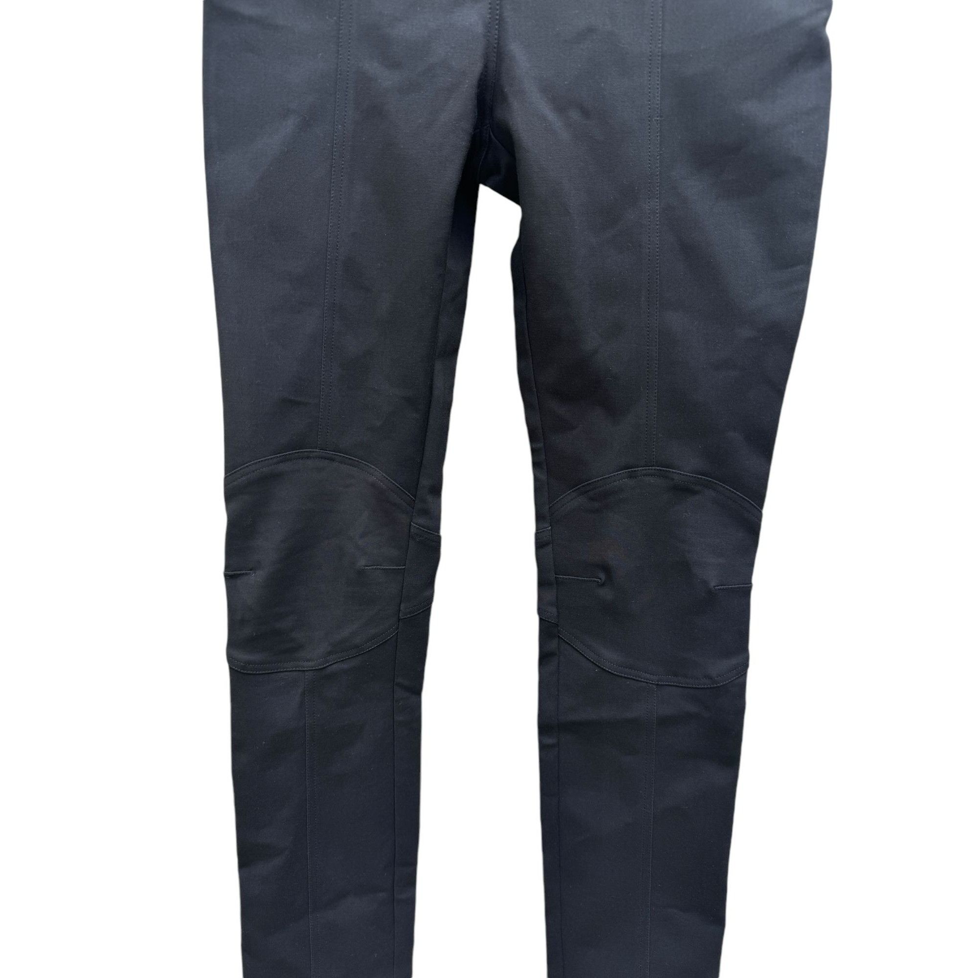 Mugler × Thierry Mugler Dark Navy Slim fit Biker Pants Size 24" / US 00 / IT 34 - 4 Thumbnail