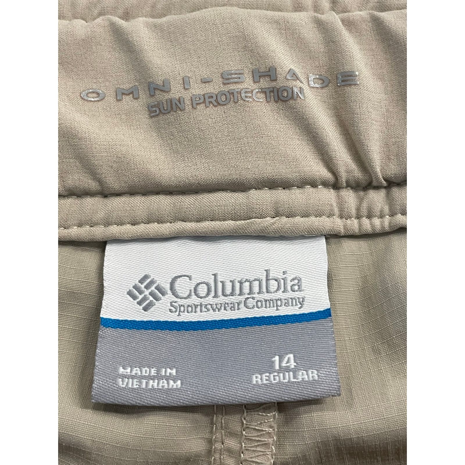 Columbia Columbia PFG omnishade convertible tan pants 14REG Size 36" / US 14 / IT 50 - 3 Thumbnail