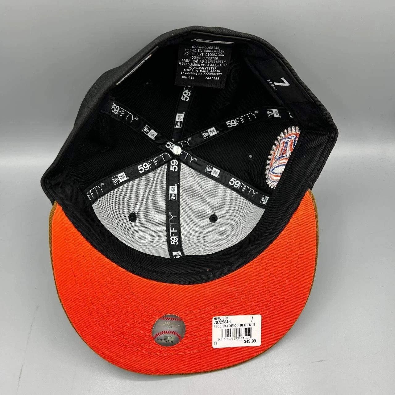 New Era Baltimore Orioles Gingerbread Hat Men 7 Black Fitted Cap New Size ONE SIZE - 7 Thumbnail
