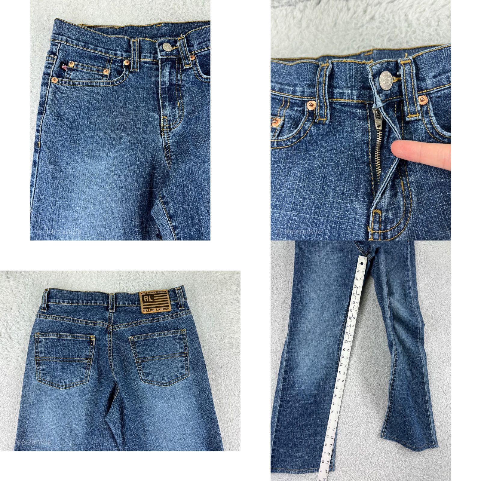 Ralph Lauren Ralph Lauren Polo Jeans Company Pants Womens 2 Blue Denim Bootcut Stretch Size 26" / US 2 / IT 38 - 8 Thumbnail