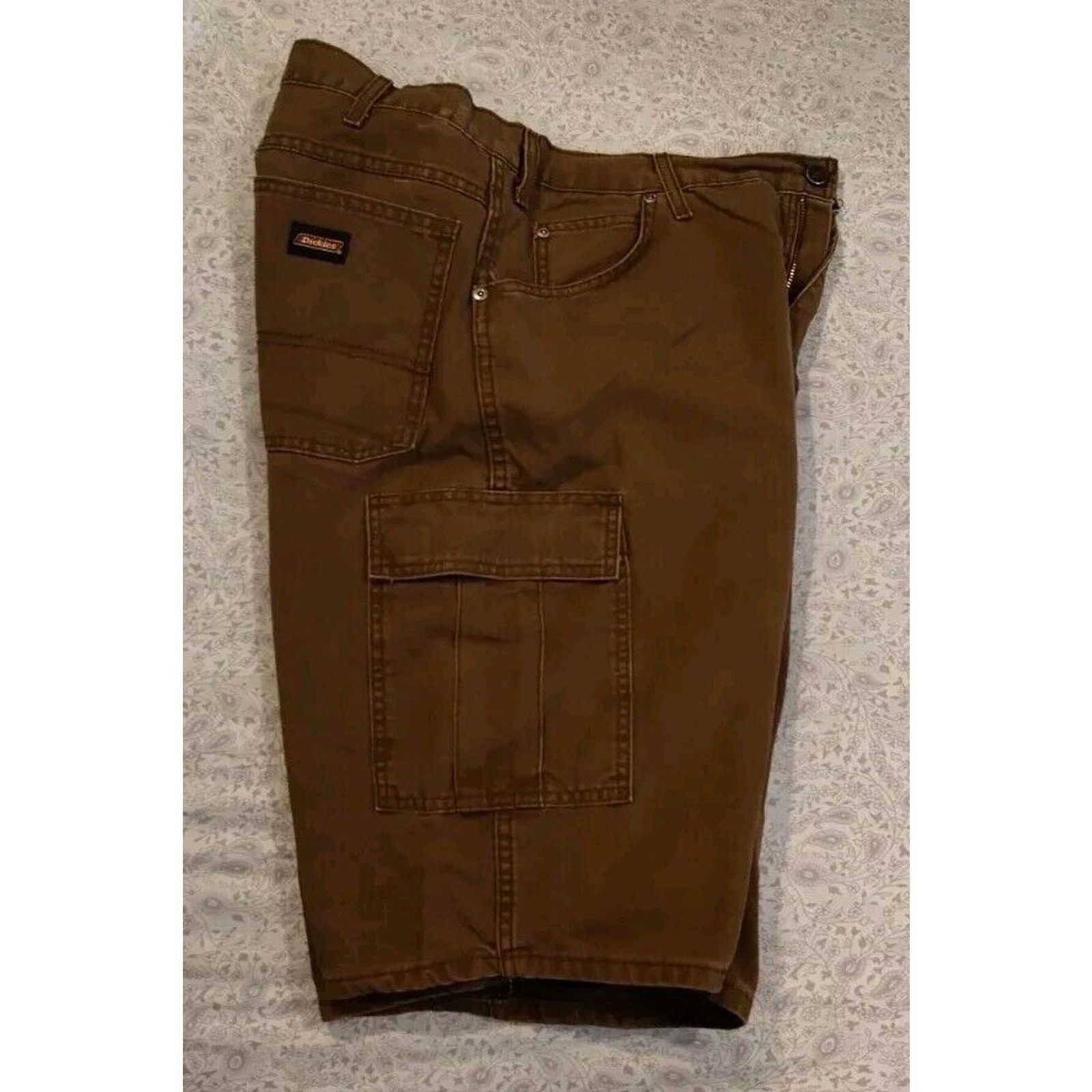 Dickies Dickies Shorts Mens 36 Relaxed Cargo, Brown,Canvas Pre-owned Size US 36 / EU 52 - 6 Thumbnail