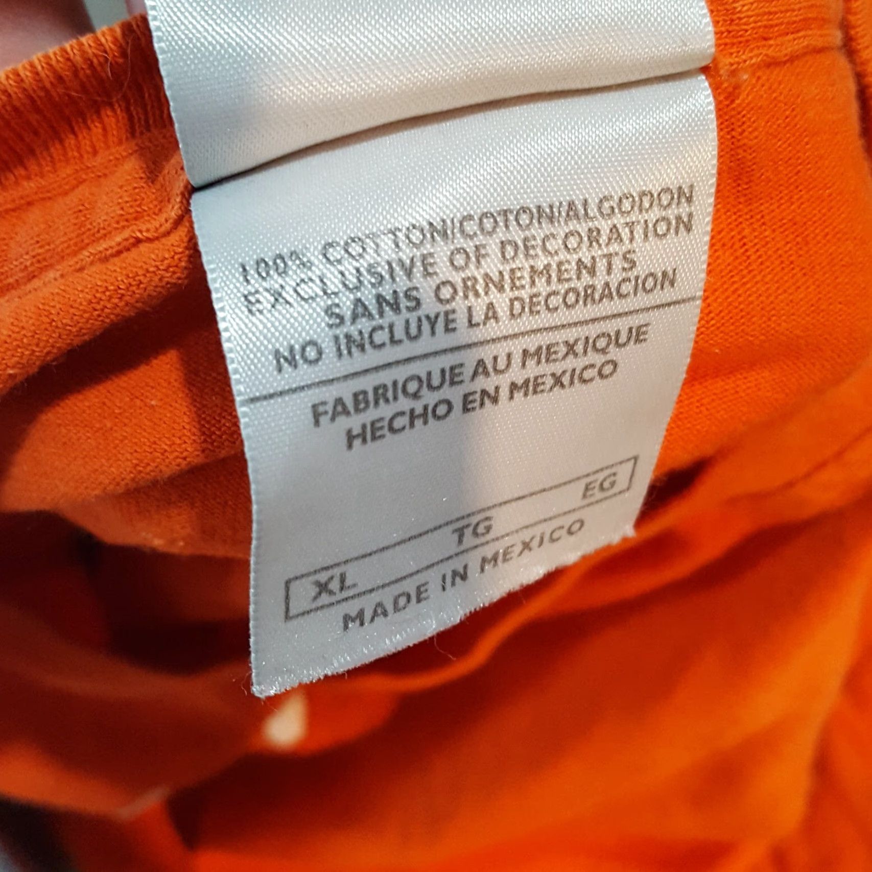 Nike VINTAGE Nike Women's T-Shirt XL Orange Cropped Athletic Y2K 90s Retro Gym Size XL / US 12-14 / IT 48-50 - 8 Thumbnail