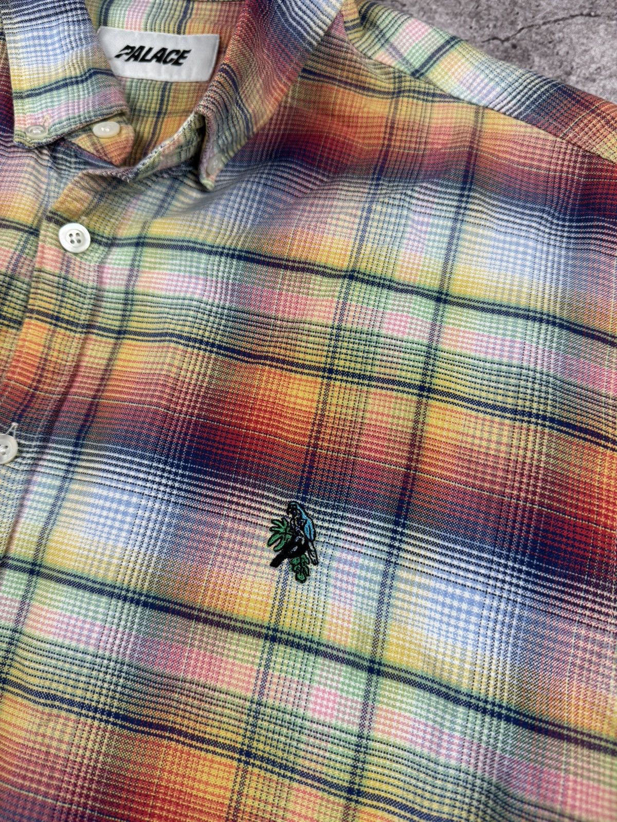 Palace Palace Parrot Rainbow Plaid Button Shirt Size US M / EU 48-50 / 2 - 5 Thumbnail