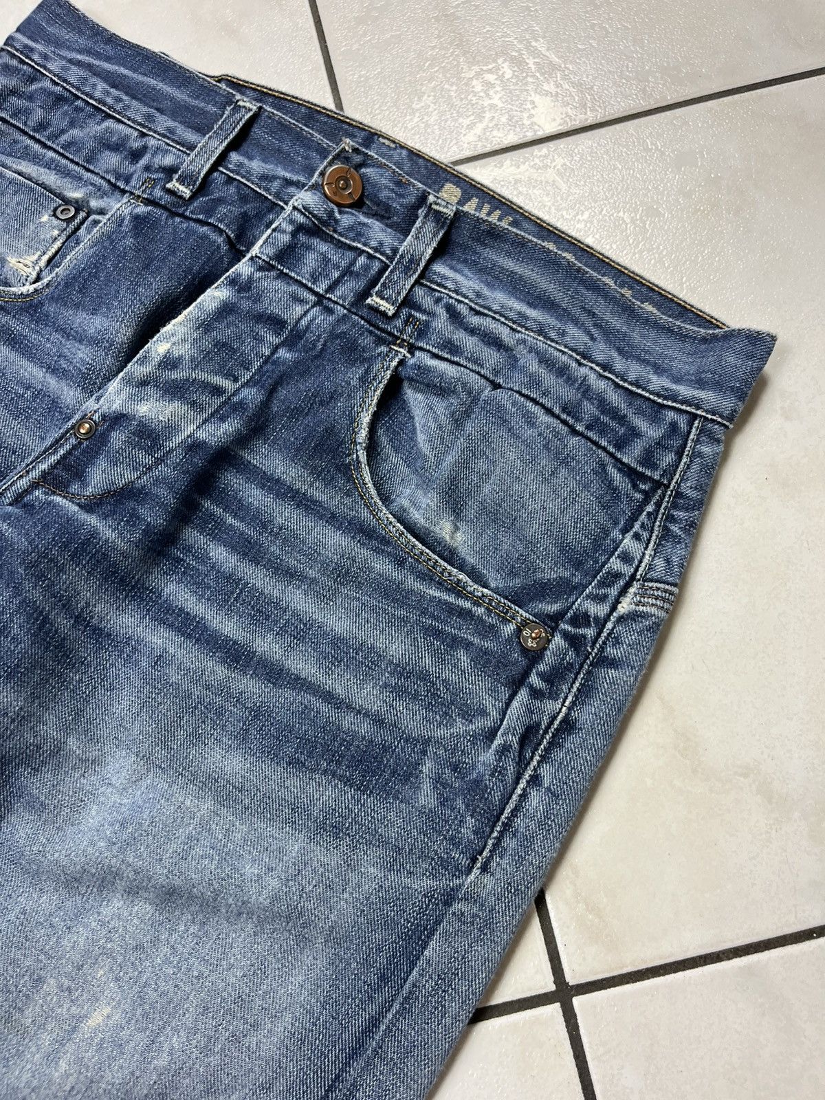 G-Star × If Six Was Nine × Le Grande Bleu (L.G.B.) Vintage G-Star Raw distressed y2k denim jeans rotor straight Size US 31 - 13 Thumbnail