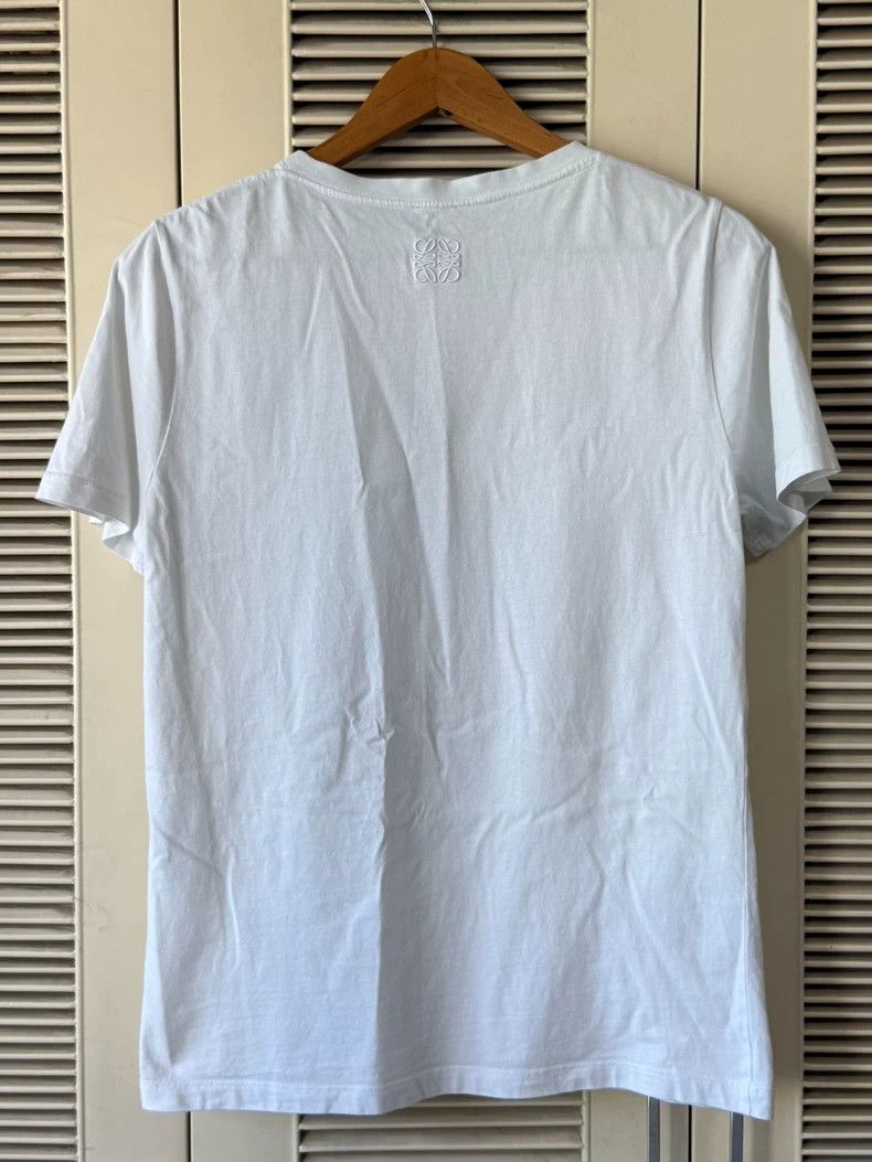Loewe LOEWE White Short Sleeve T-Shirt with Round Neck and Front Size S / US 4 / IT 40 - 2 Thumbnail