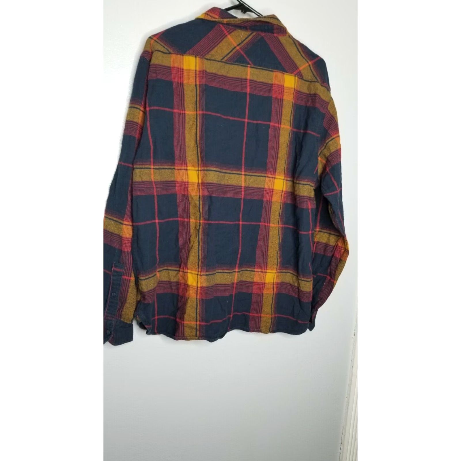 Levi's Levi's Mens XXL Shirt Blue Plaid Button-Down Pockets Size US XXL / EU 58 / 5 - 2 Thumbnail
