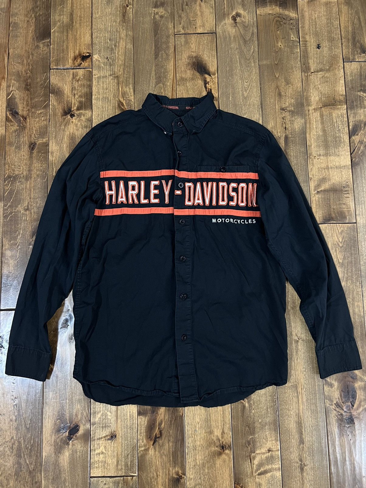 Harley Davidson × Vintage Vintage Harley Davidson Button up Shirt Size US S / EU 44-46 / 1 - 1 Thumbnail