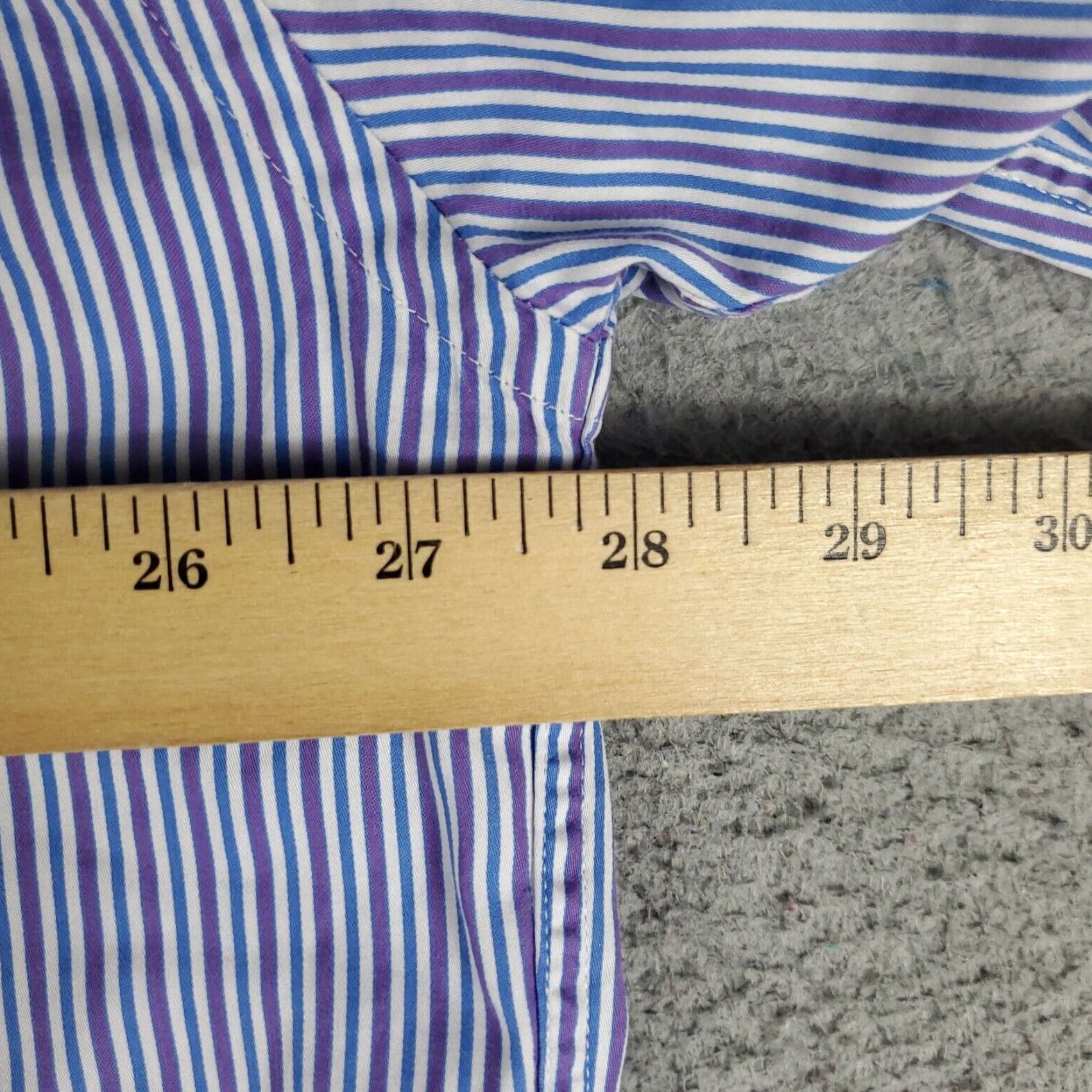 Peter Millar Peter Millar Button-Up Shirt Mens 2XL Blue Plaid Short Sleeve Regular Fit Casual Workwear Size US XXL / EU 58 / 5 - 7 Thumbnail