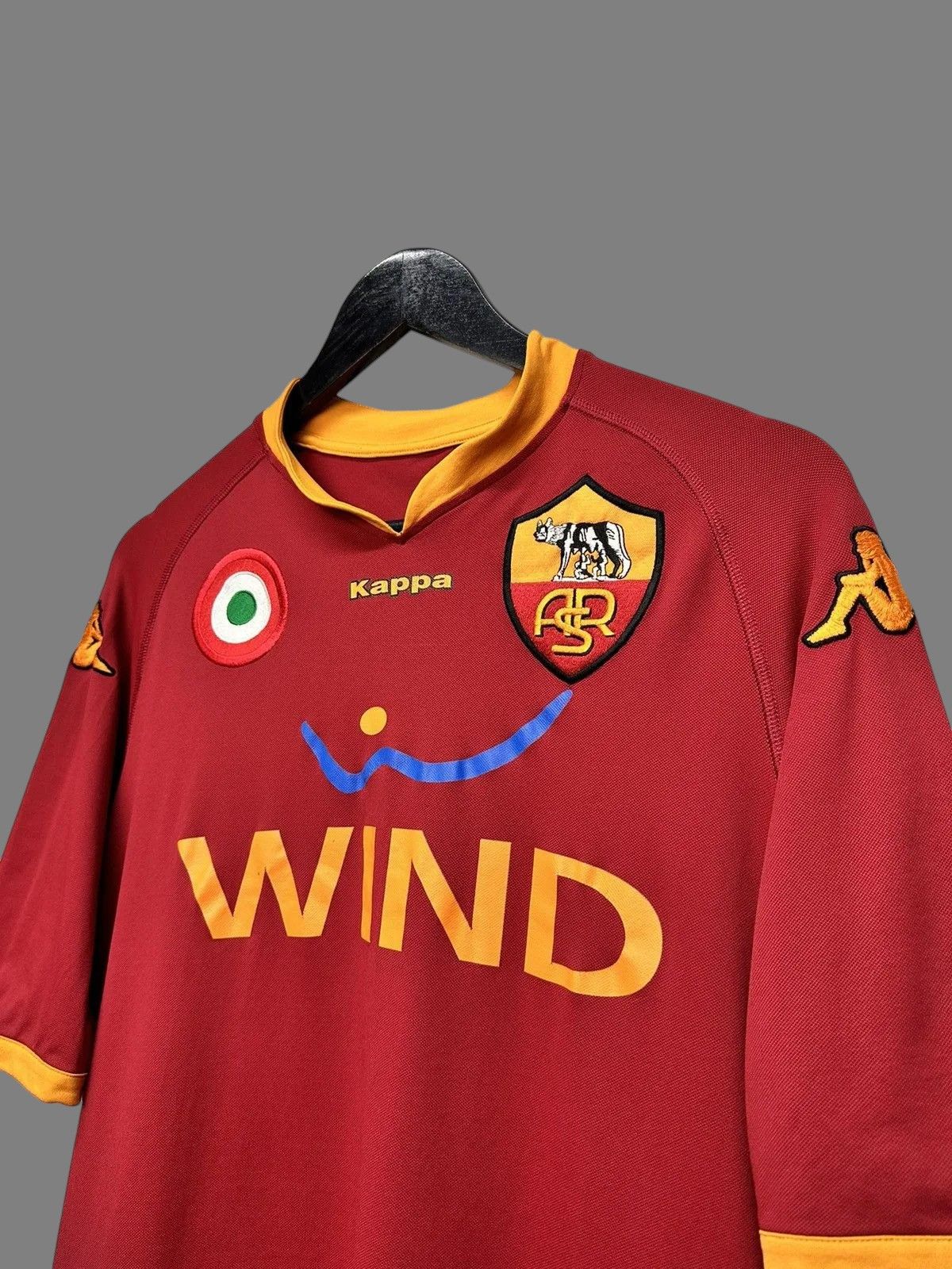 Vintage Kappa Red Logo T-Shirt Y2K Sport Milan FC ROMA Size US M / EU 48-50 / 2 - 3 Thumbnail