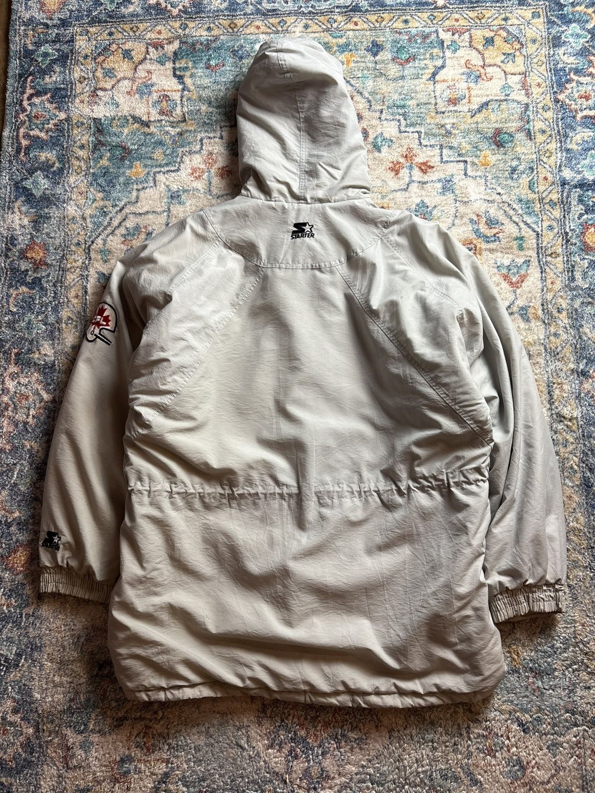 Starter Vintage Starter CFL Grey Cup Zip-up Jacket Size XXL Size US XXL / EU 58 / 5 - 2 Thumbnail