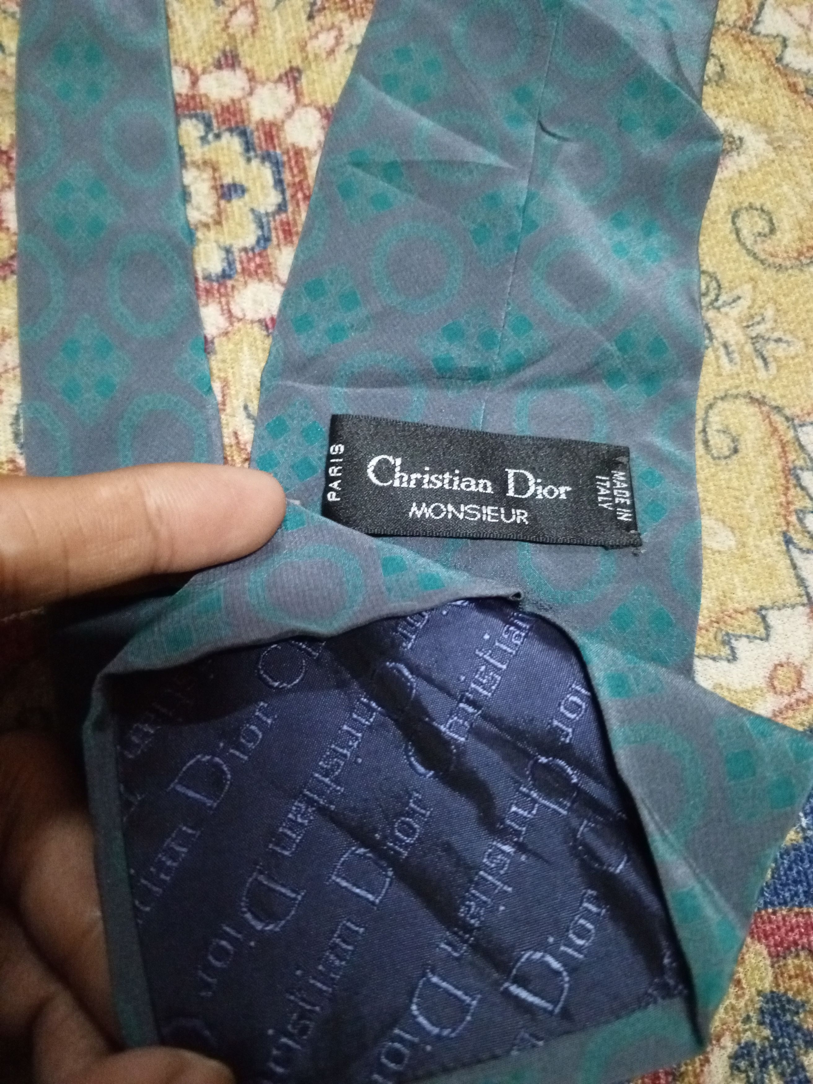 Christian Dior Monsieur Dior Neck tie Size ONE SIZE - 6 Thumbnail