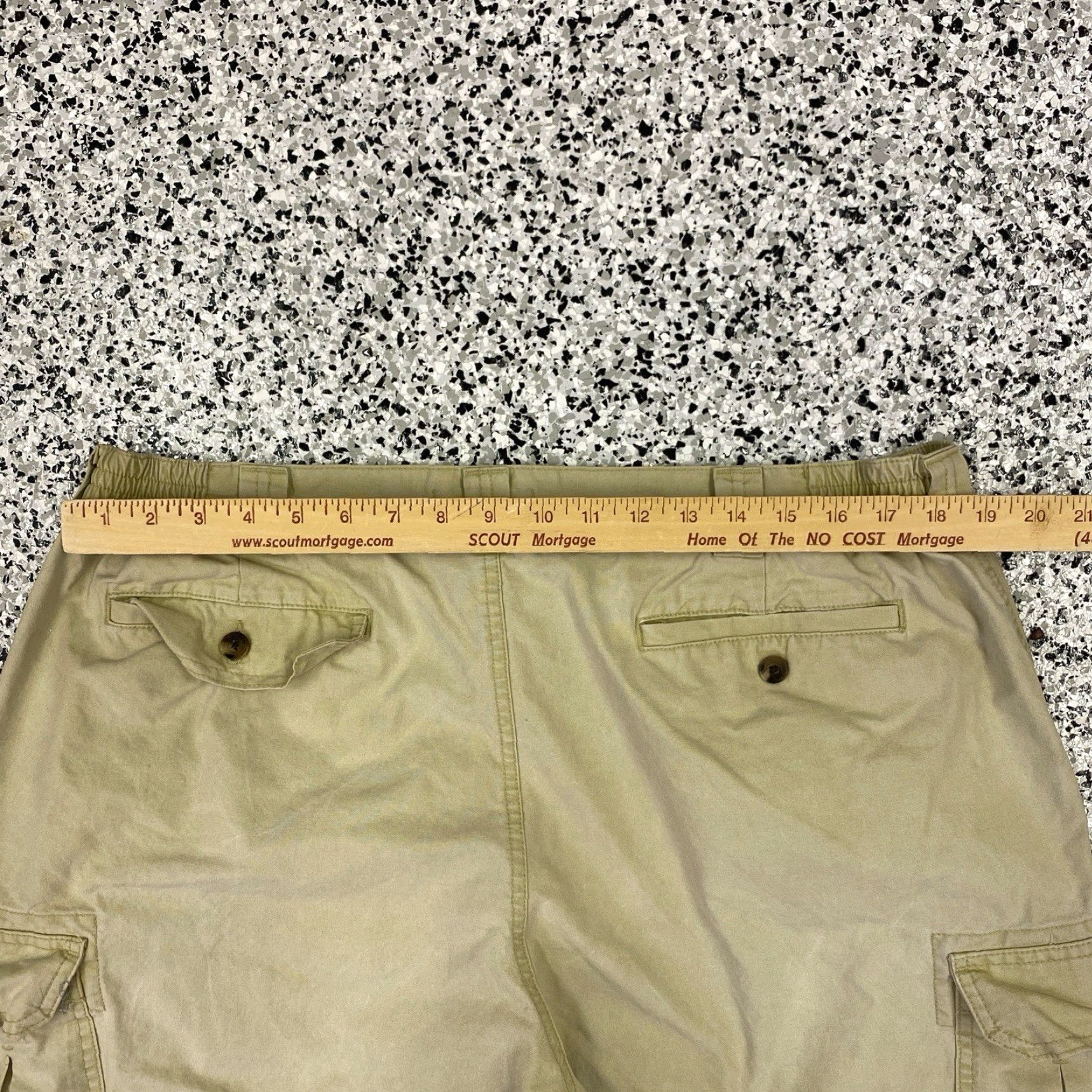 Vintage VINTAGE LL Bean Cargo Pants Mens 40x34 Beige Canvas Straight Regular Pants 90s Nature Retro Grunge Hipster Mens Size US 40 / EU 56 - 4 Thumbnail