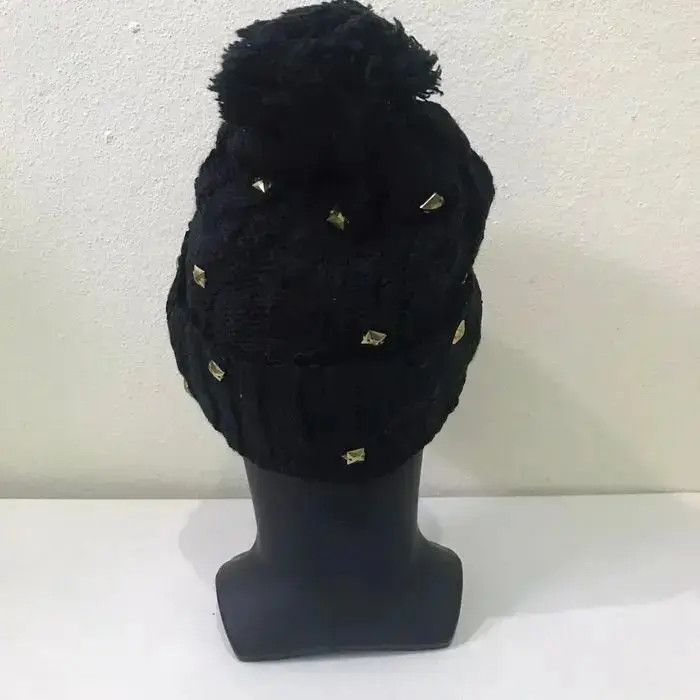 Japanese Brand Japanese Brand Punk Spark Bobble Beanie Hat Size ONE SIZE - 4 Thumbnail