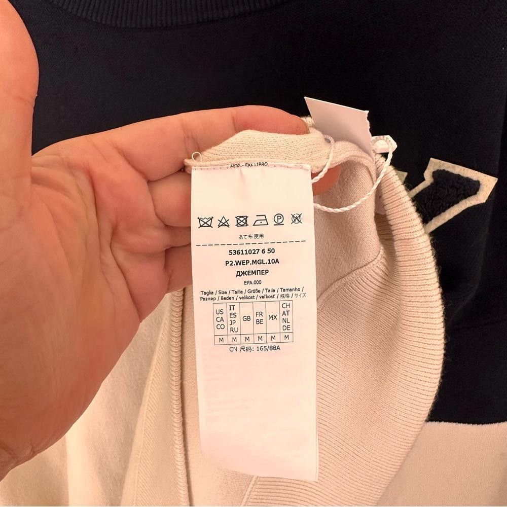 Designer Weekend Max Mara Label-cut Logo Knitted Yarn Sweater Sz:M Size M / US 6-8 / IT 42-44 - 12 Thumbnail