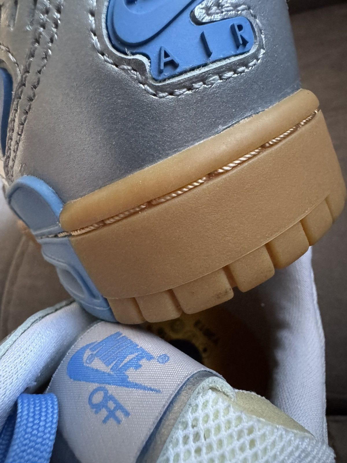 Off-White NIKE X OFF-WHITE DUNK UNC sz US9 UK8 only tried on see phot Size US 9 / EU 42 - 24 Thumbnail