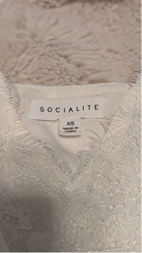 Designer Women's Socialite Cami XS White Lace Size XS / US 0-2 / IT 36-38 - 4 Thumbnail