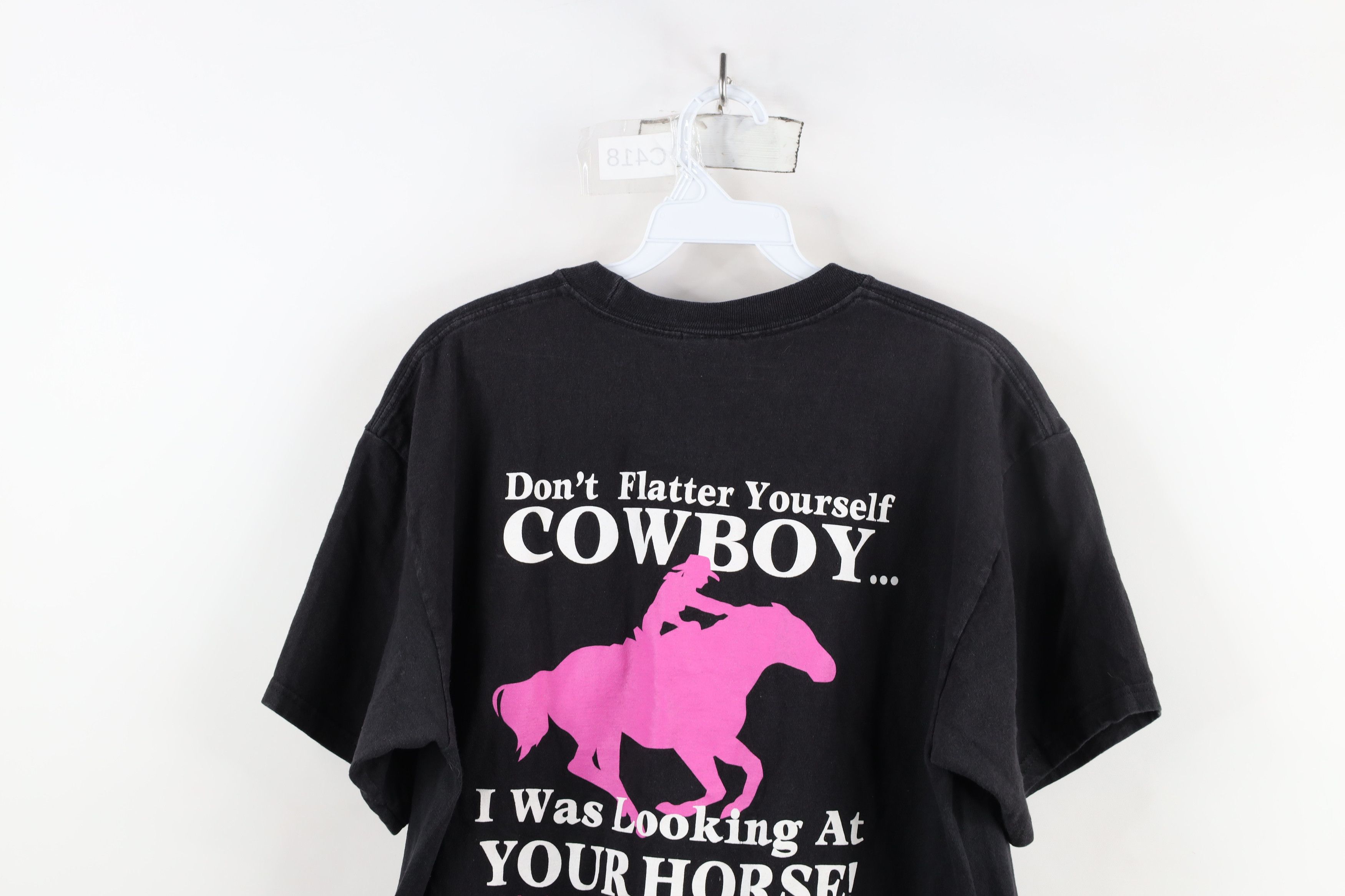 Vintage Vintage 90s Y2K Western Cowgirls Unlimited Horse T-Shirt Size L / US 10 / IT 46 - 12 Thumbnail