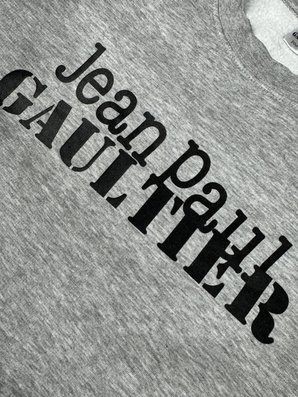 Jean Paul Gaultier Jean Paul Gaultier pour vous spellout promo sweatshirt boxy Size US M / EU 48-50 / 2 - 6 Thumbnail