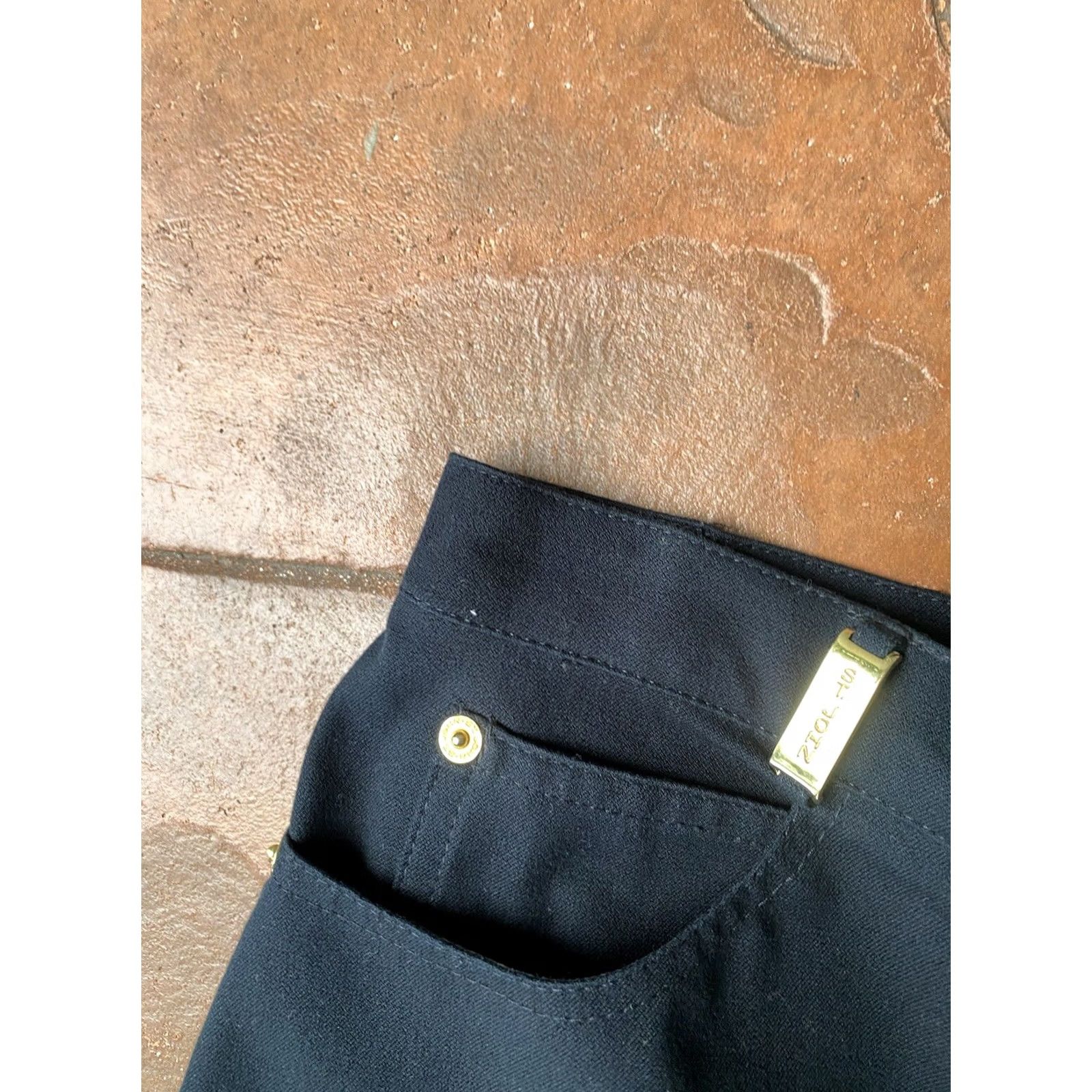 Vintage VINTAGE? No. St John Sport By Marie Gray Straight Pants Women's 10 Black Shoes? Size 32" / US 10 / IT 46 - 5 Thumbnail