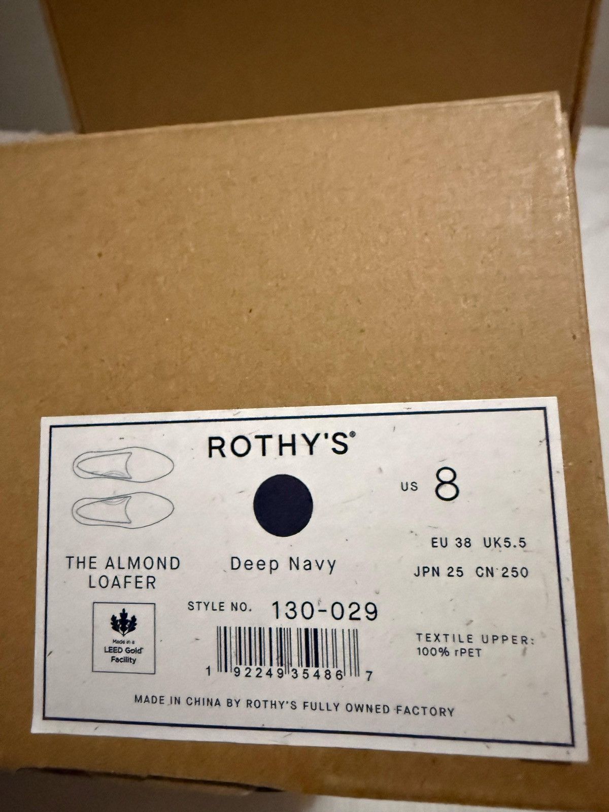 Rothy's The Almond Loafer in Deep Navy Size US 8 / IT 38 - 3 Thumbnail