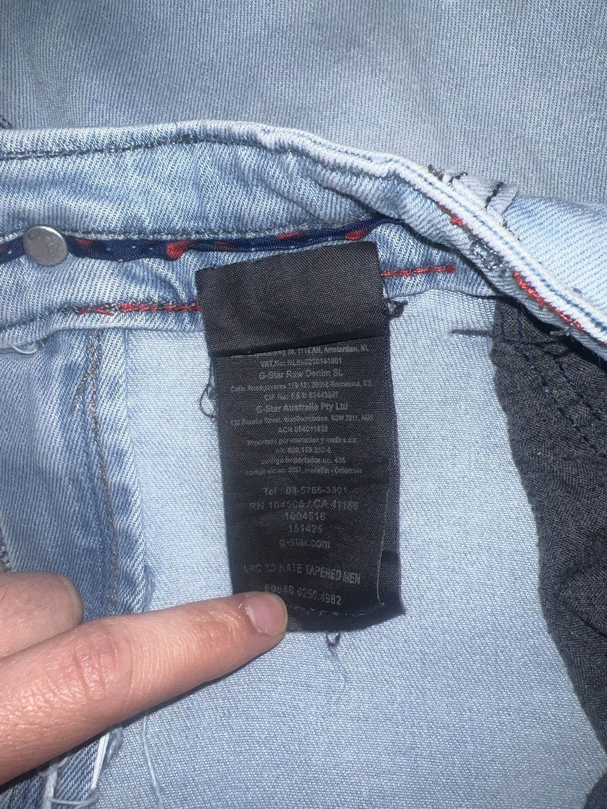 Emporio Armani × Vintage Emporio Armani light wash skinny jeans Size US 30 / EU 46 - 4 Thumbnail