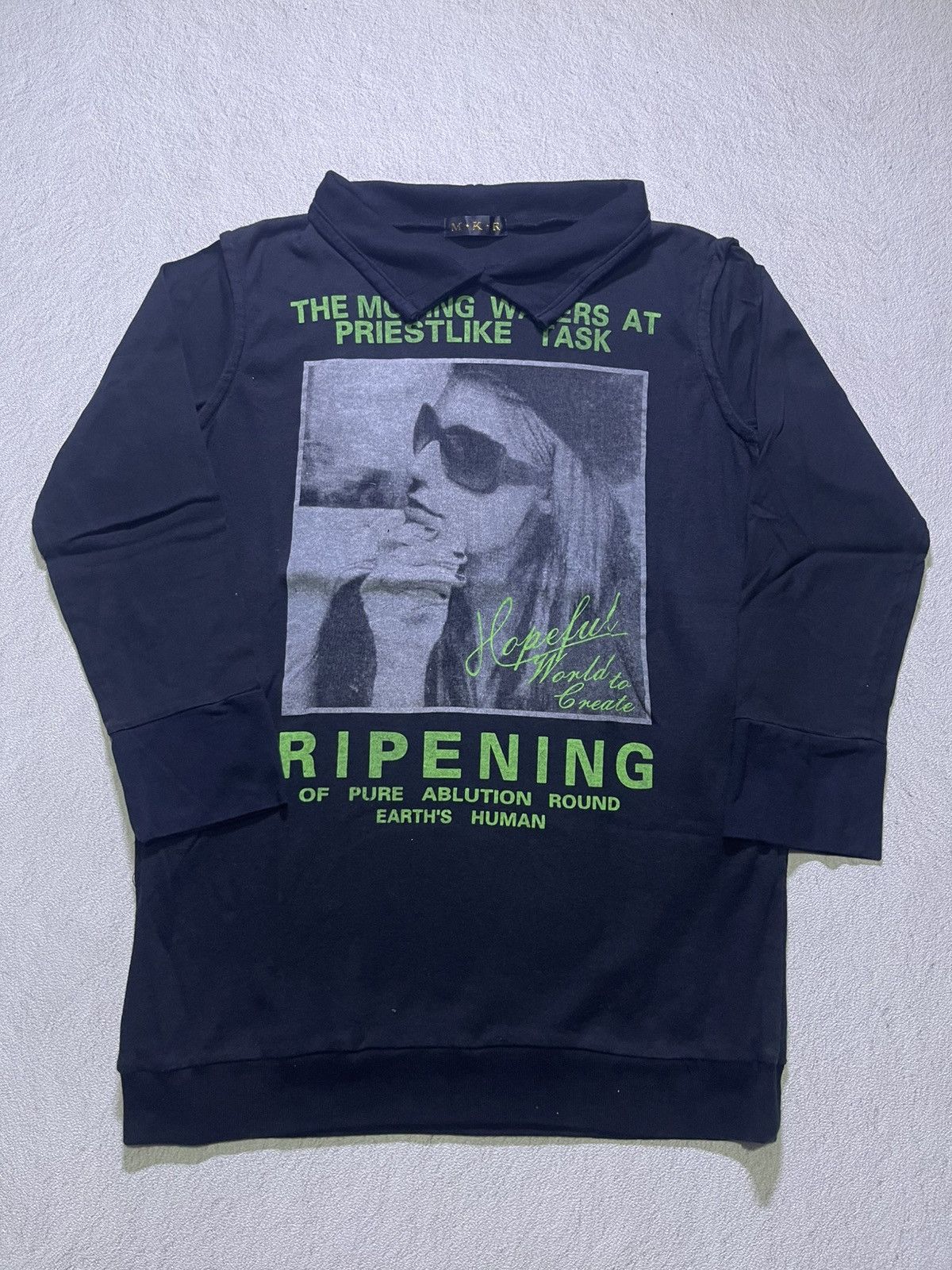 Japanese Brand VINTAGE Y2K M.K.R long sleeve tshirt Size US M / EU 48-50 / 2 - 1 Thumbnail