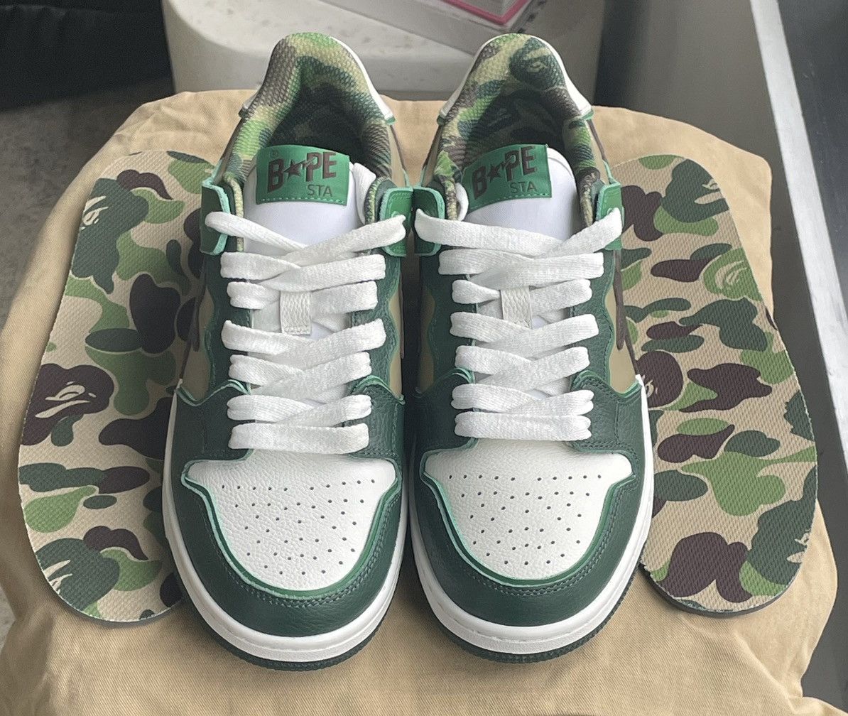 Bape A Bathing Ape Bape SK8 Sta ABC Camo Green (2022) Size US 8 / EU 41 - 2 Thumbnail