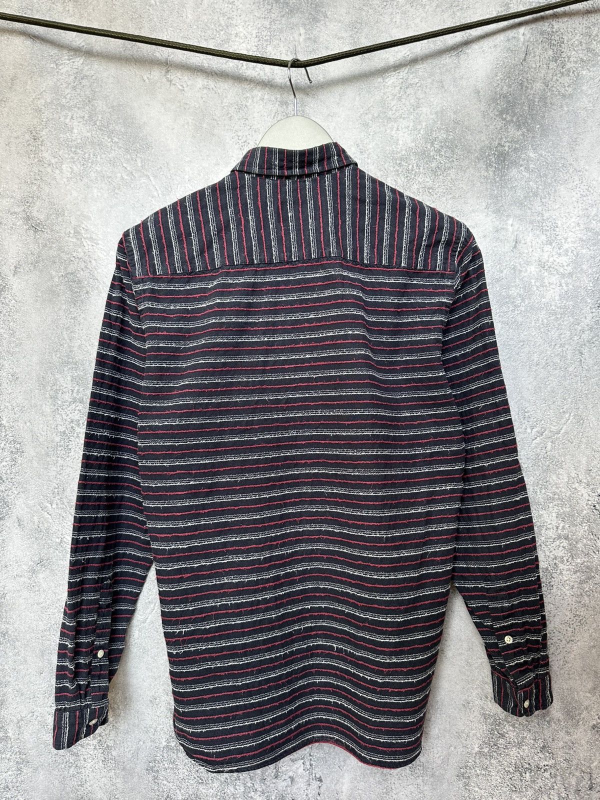Oliver Spencer Oliver Spencer Boho Lagenlook Striped Button-Up Shirt Size US M / EU 48-50 / 2 - 3 Thumbnail