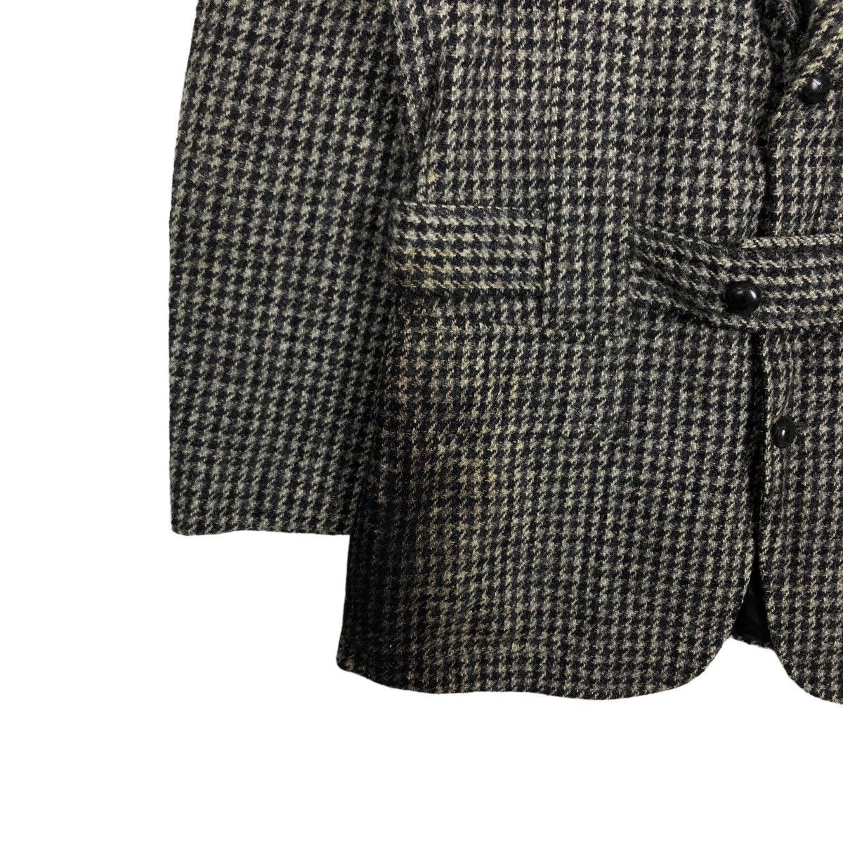 Harris Tweed 🔥80’s Vintage Harris Tweed Wool Jacket Herringbone Design Size M / US 6-8 / IT 42-44 - 4 Thumbnail