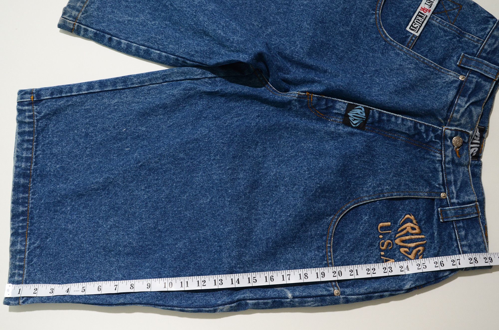 Other [Tiny Flaw] Trust Jorts Heavy Duty w32 90s Hiphop Streetwear Size US 32 / EU 48 - 14 Thumbnail