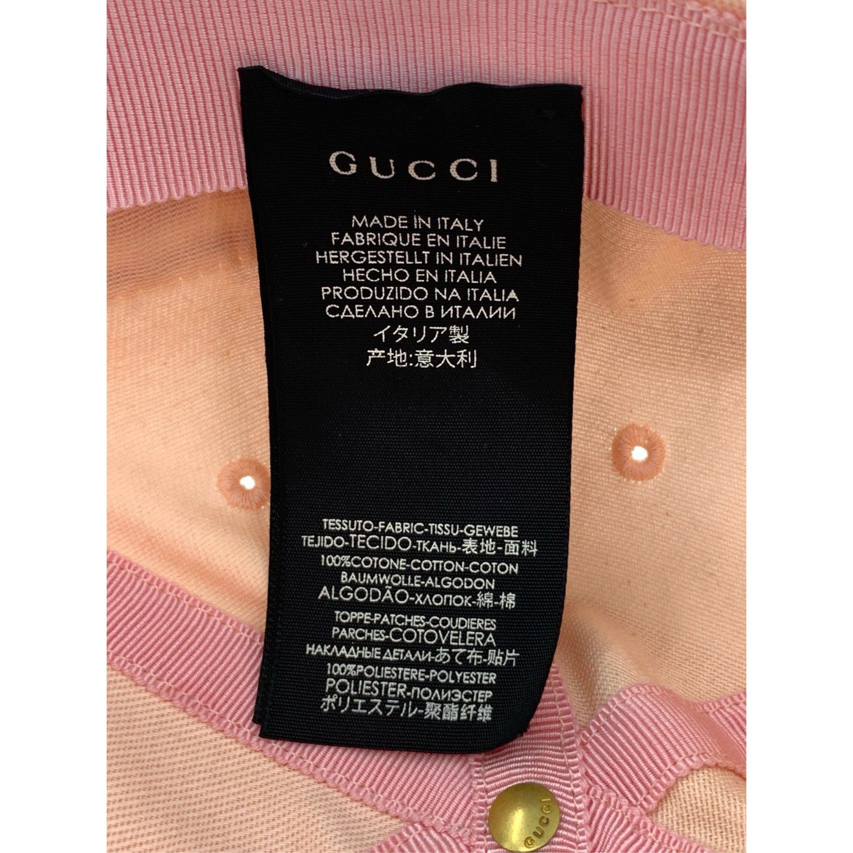 Gucci Gucci X MLB NY Yankees Pink Embroidered Rabbit Baseball Cap Size ONE SIZE - 8 Thumbnail